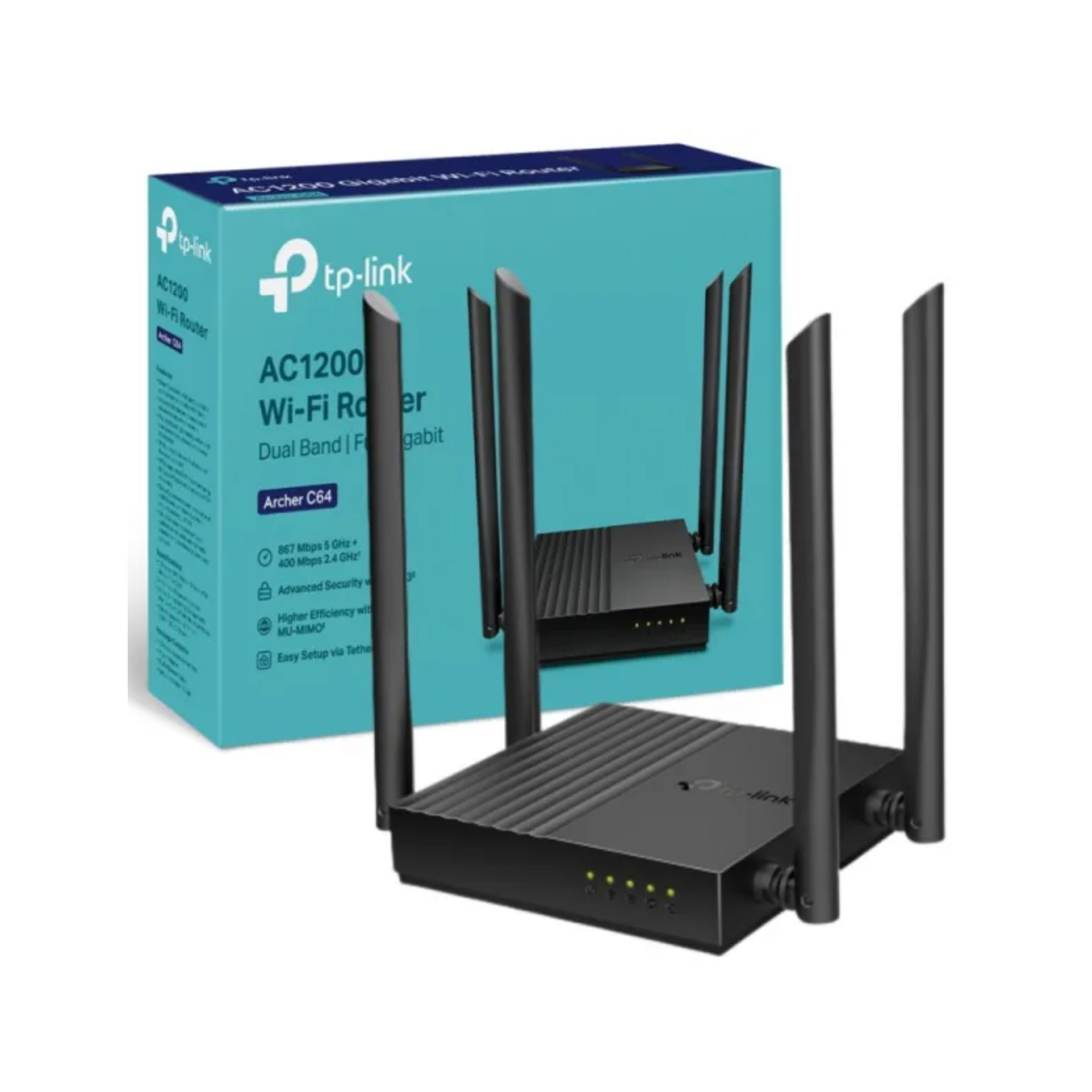 Wi-Fi Router MU‑MIMO TP-Link Archer C64  AC1200