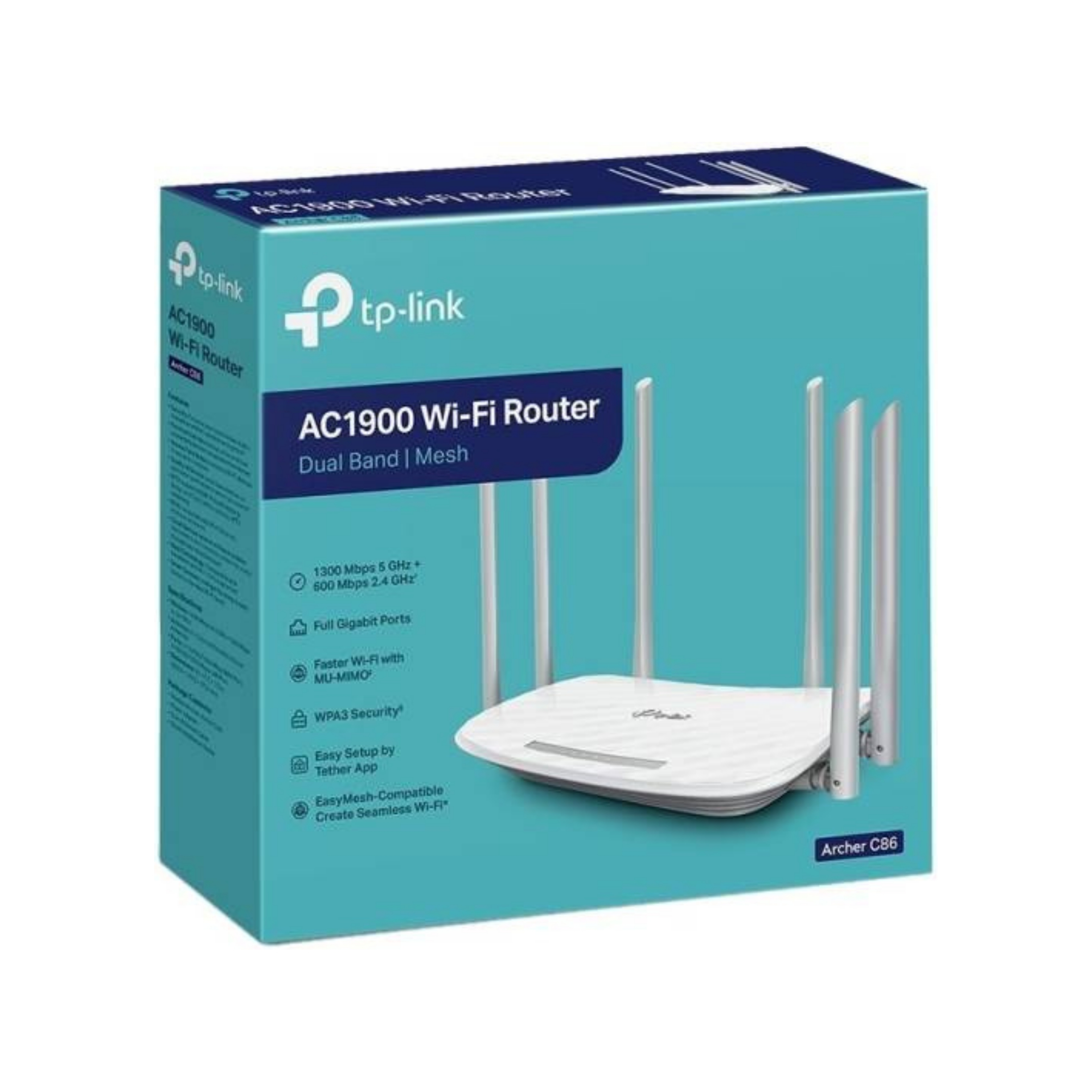 Wi-Fi Router  MU-MIMO  TP-Link ARCHER C86 AC1900