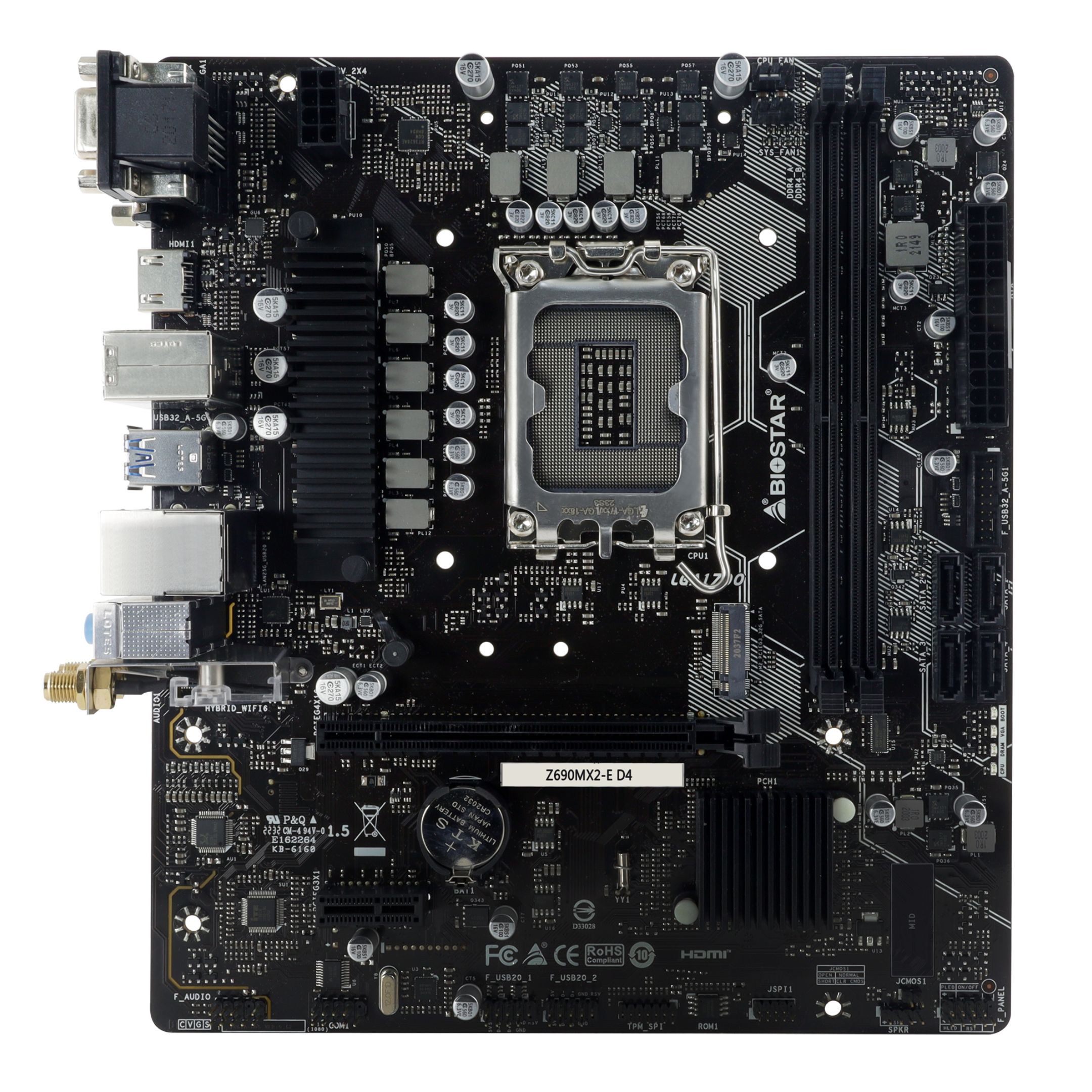 MOTHERBOARD Z690MX2-E D4 M2 DDR4