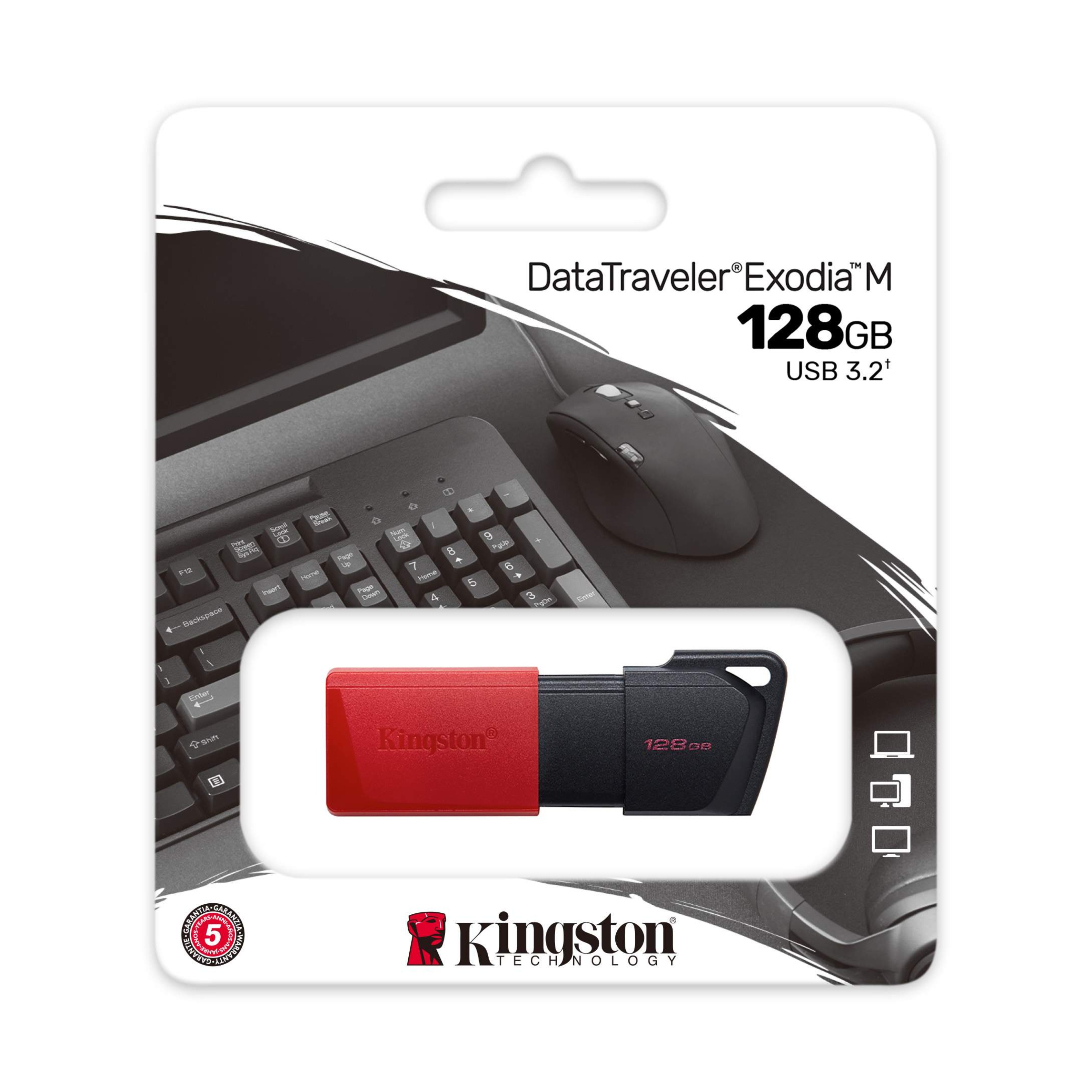 FLASH KINGSTON DATATRAVELER EXODIA M 128GB