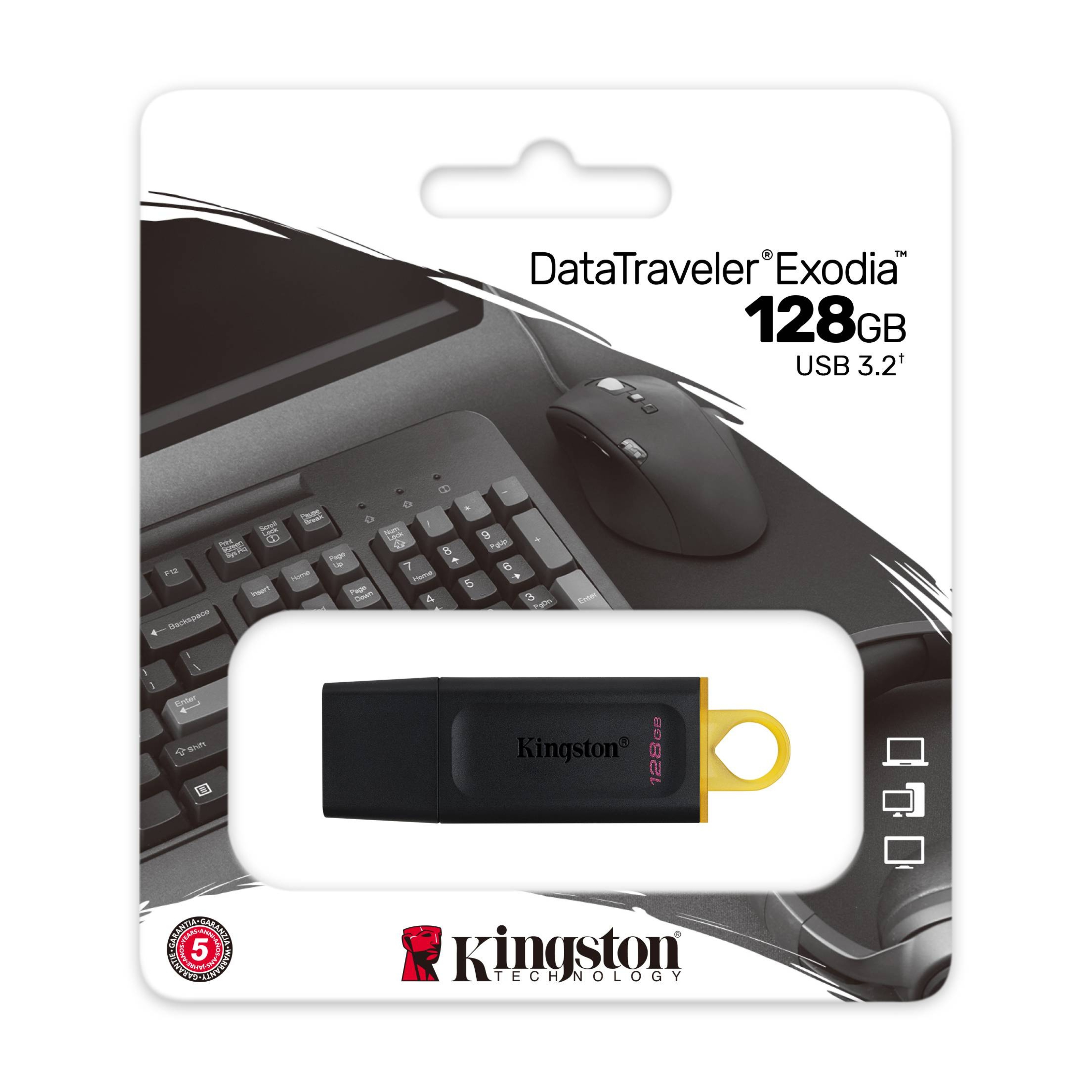 FLASH KINGSTON DATATRAVELER EXODIA 128GB