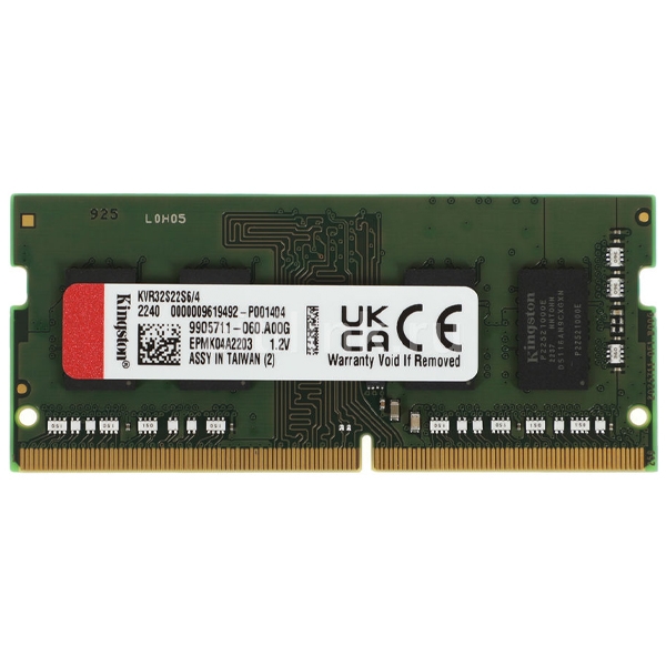 RAM 4GB DDR4 KINGSTON 3200MHZ