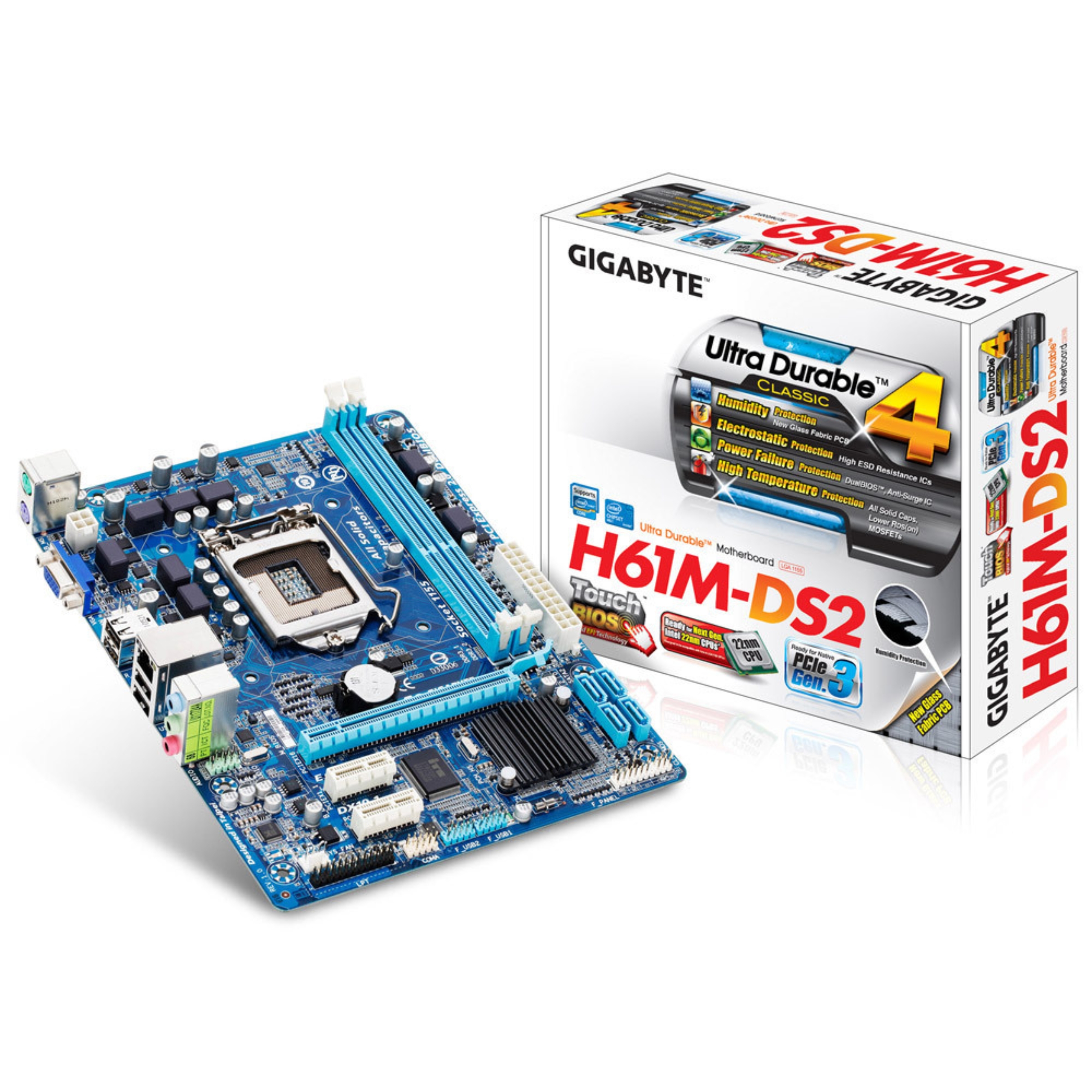 MOTHERBOARD GIGABYTE H61M-DS2