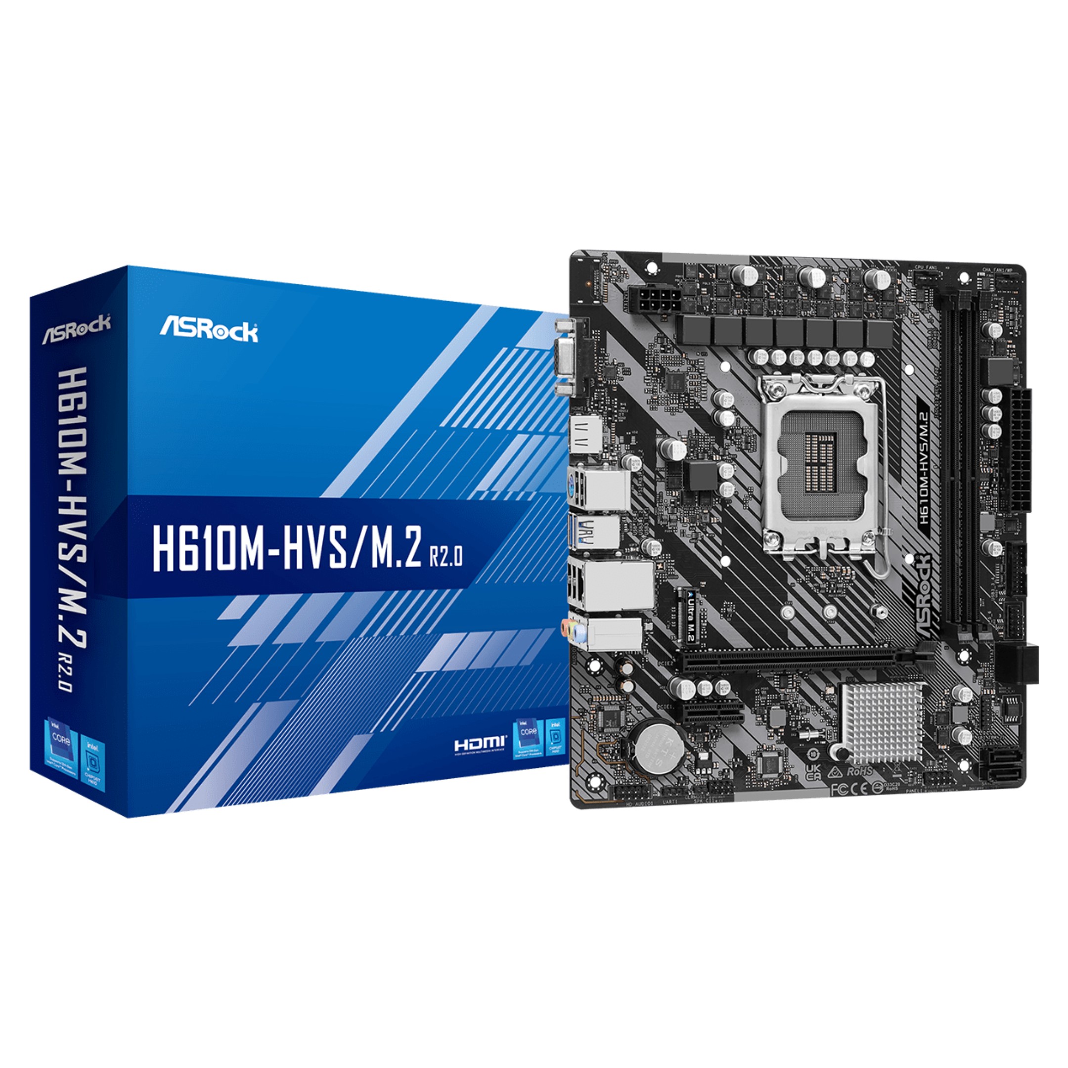 MOTHERBOARD ASROCK H610M-HVS/M.2