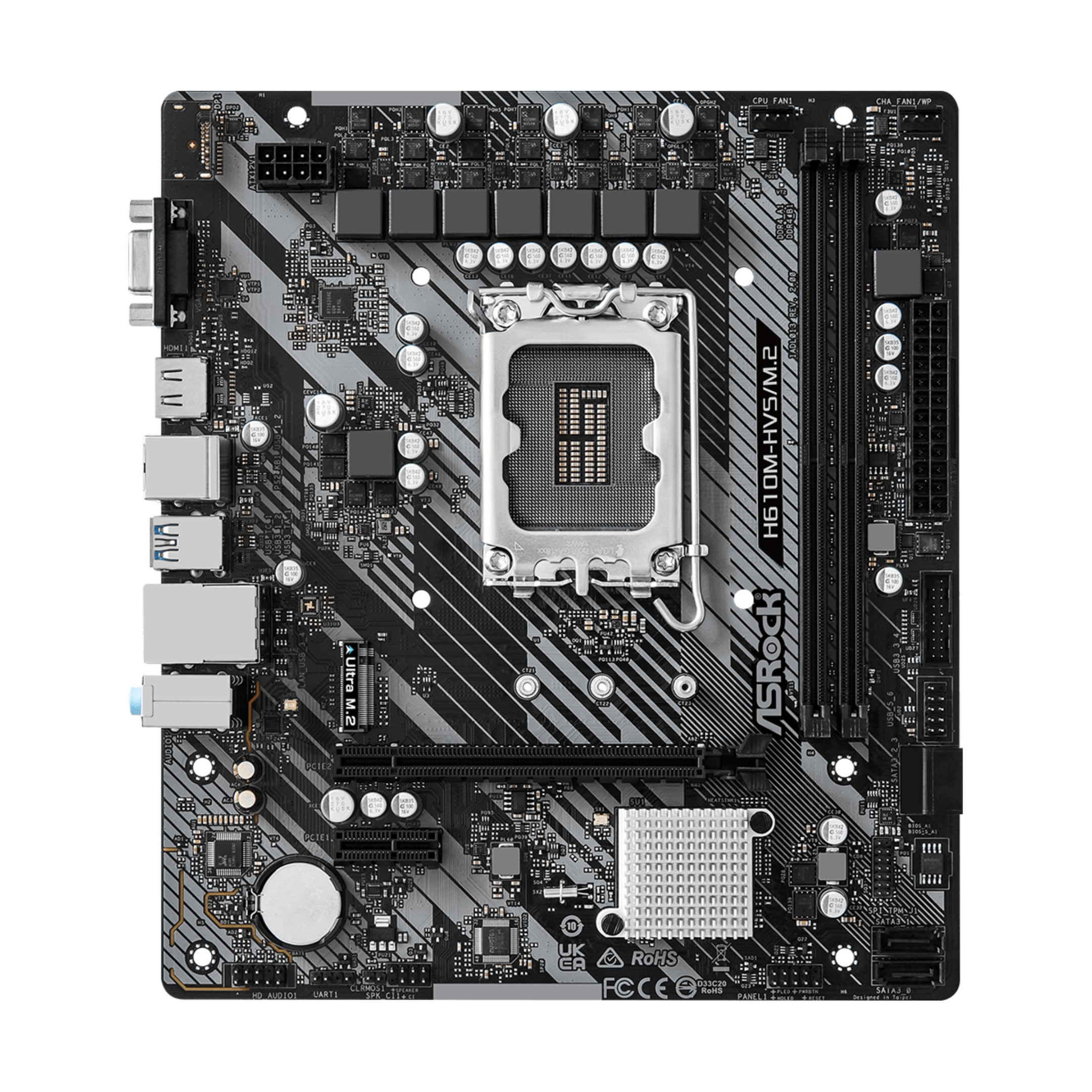 MOTHERBOARD ASROCK H610M-HVS/M.2