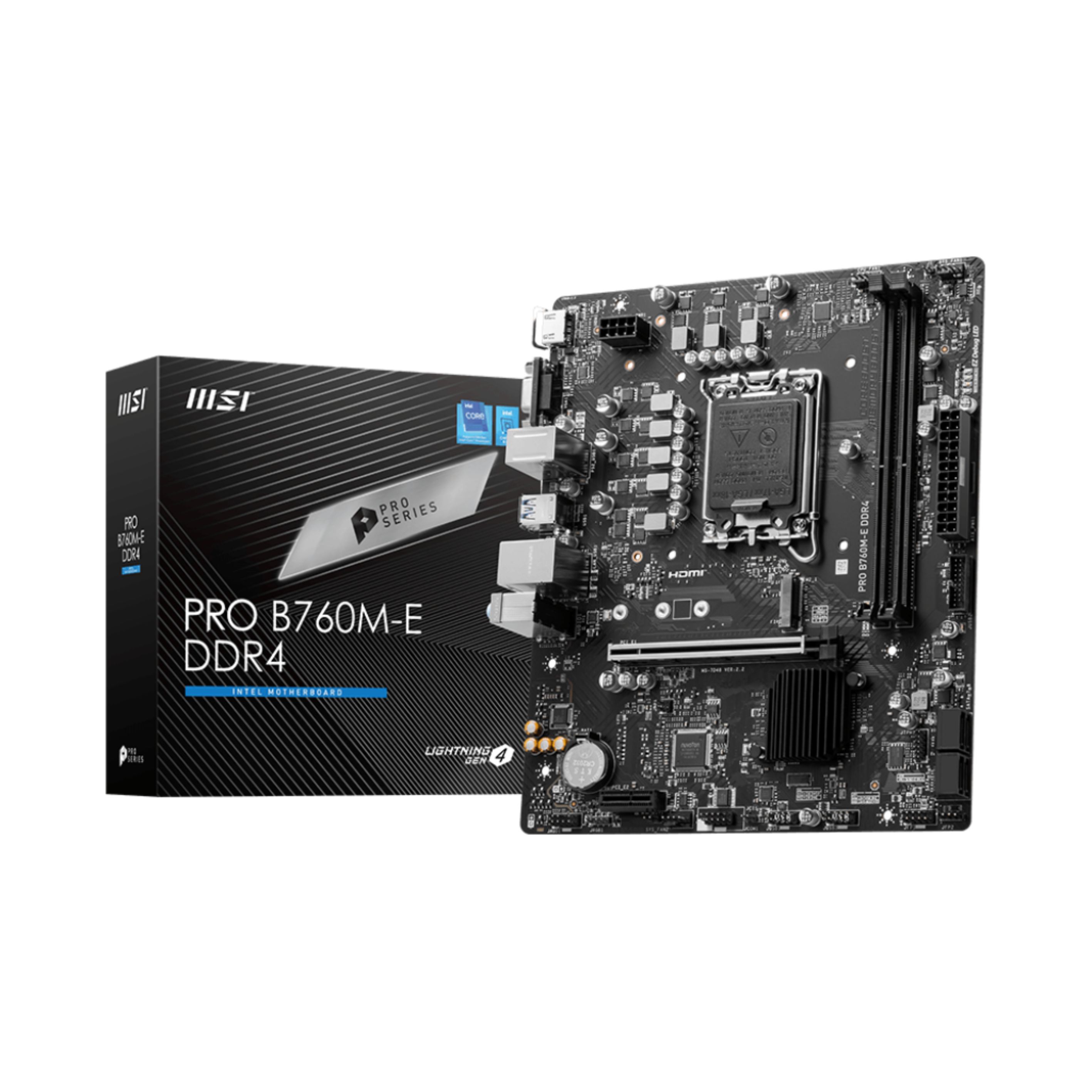 MOTHERBOARD MSI PRO B760M-E DDR4