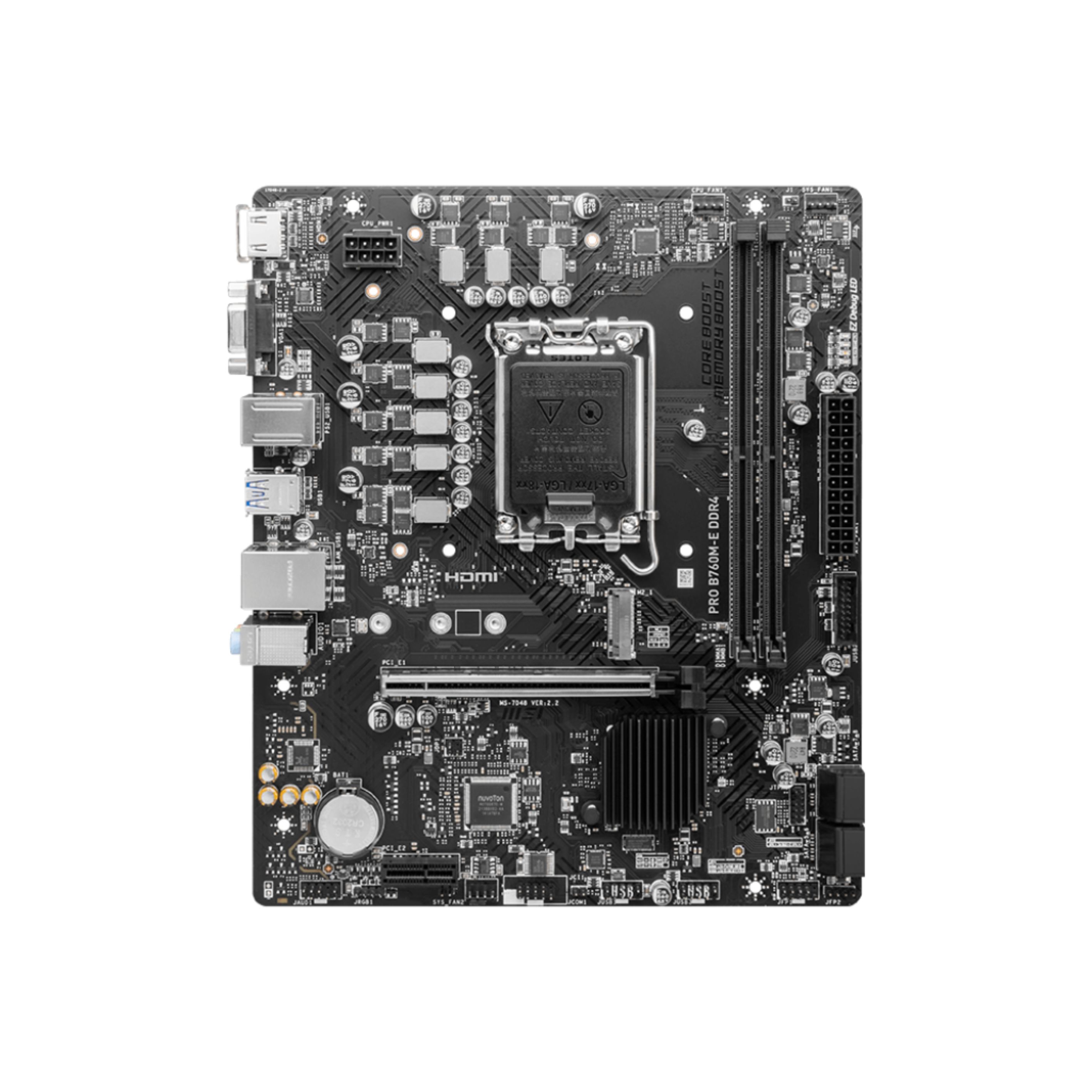 MOTHERBOARD MSI PRO B760M-E DDR4