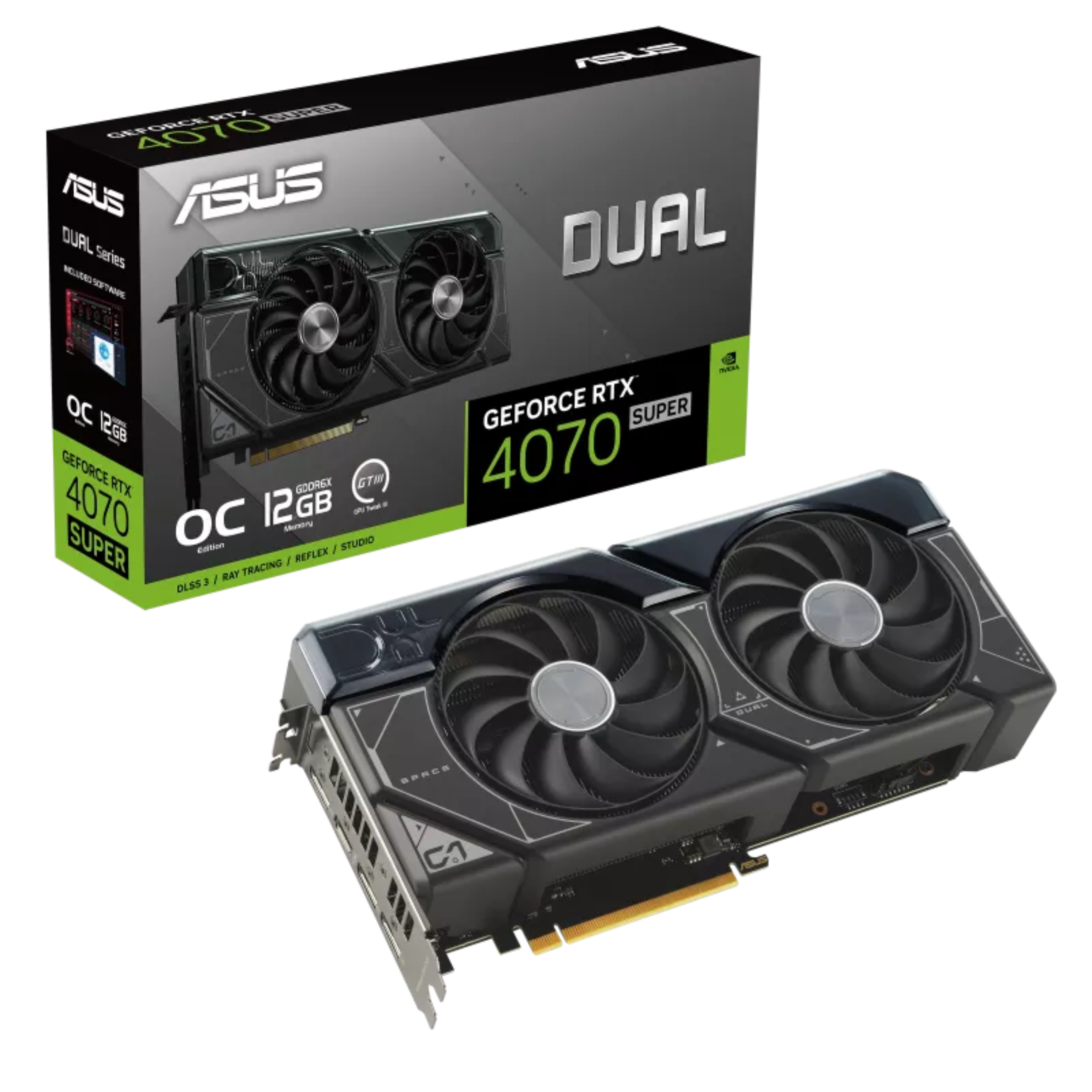 ASUS DUAL RTX4070 SUPER 12GB 192BIT