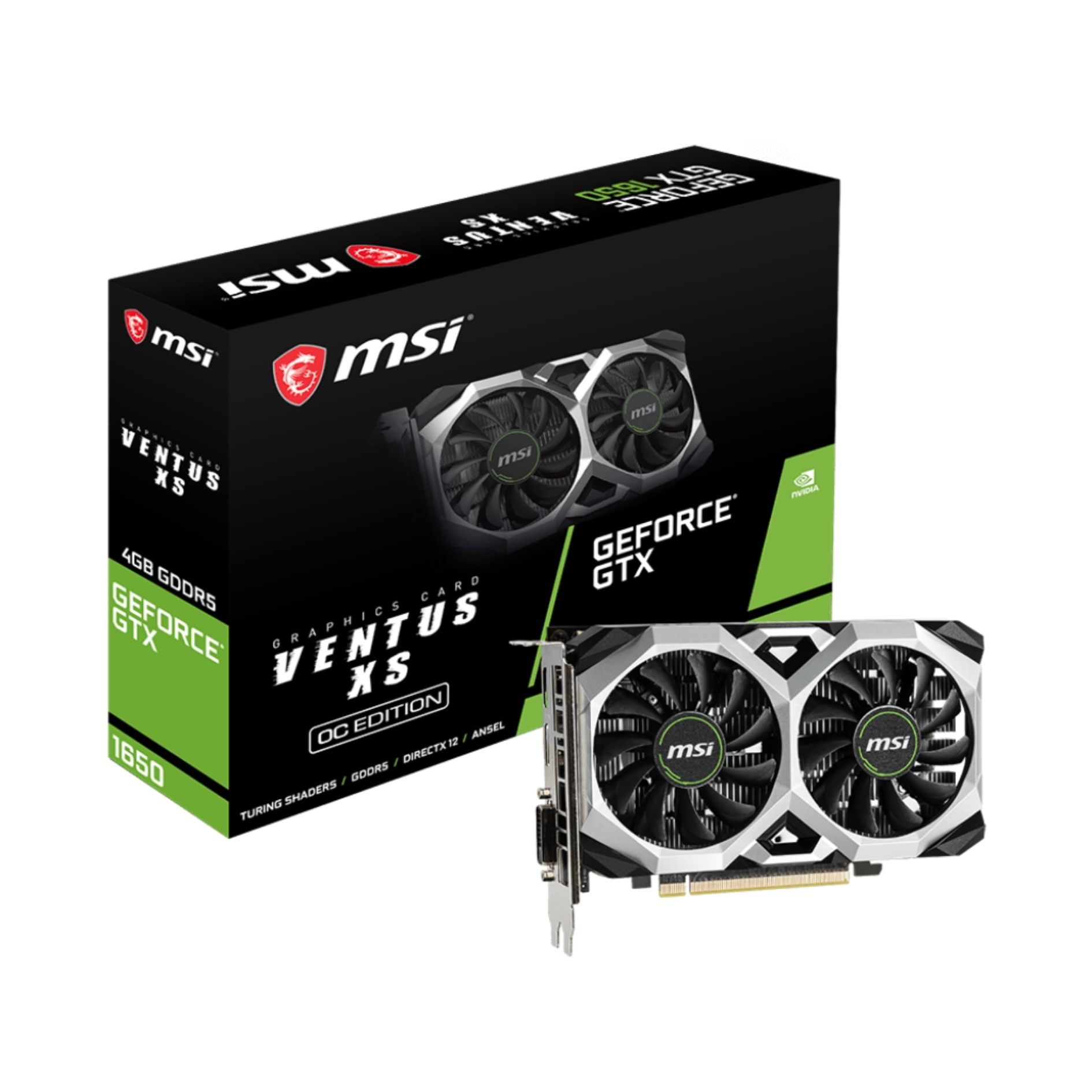 MSI GTX1650 VENTUS XS 4GB 128BIT