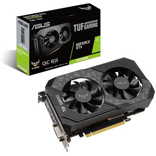 Videokart Asus TUF Gaming GTX1660 SUPER 6GB 192BIT GDDR6