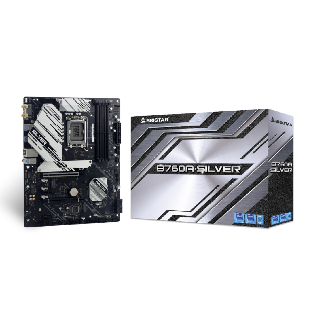 MOTHERBOARD BIOSTAR B760A-SILVER