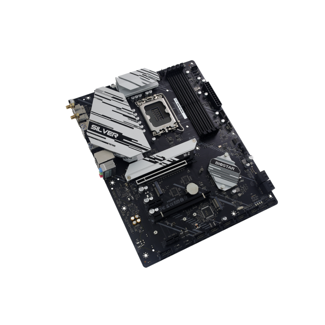 MOTHERBOARD BIOSTAR B760A-SILVER DDR5 M2 RAM SLOT 4