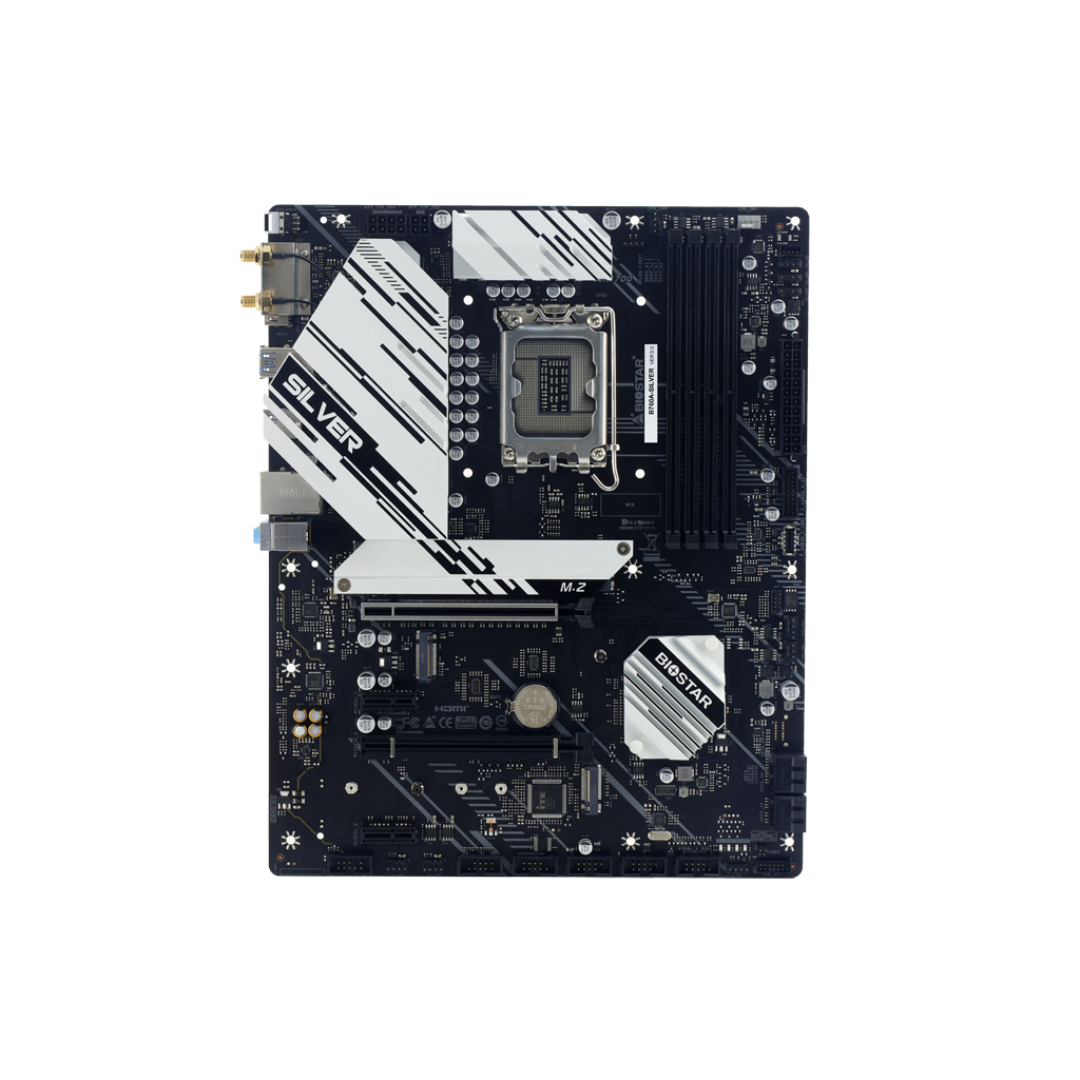 MOTHERBOARD BIOSTAR B760A-SILVER DDR5 M2 RAM SLOT 4
