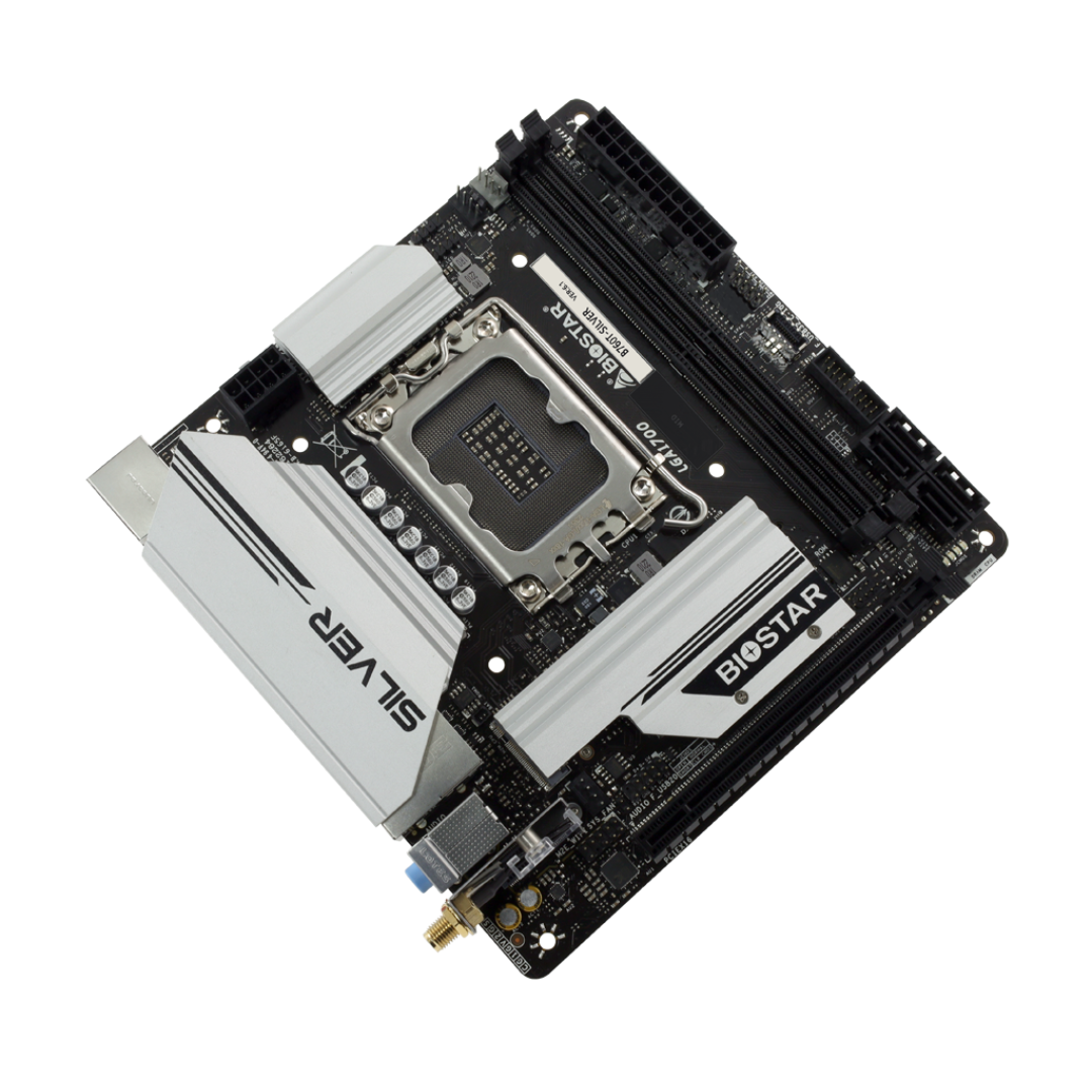 MOTHERBOARD BIOSTAR B760T-SILVER DDR5 MINI ITX