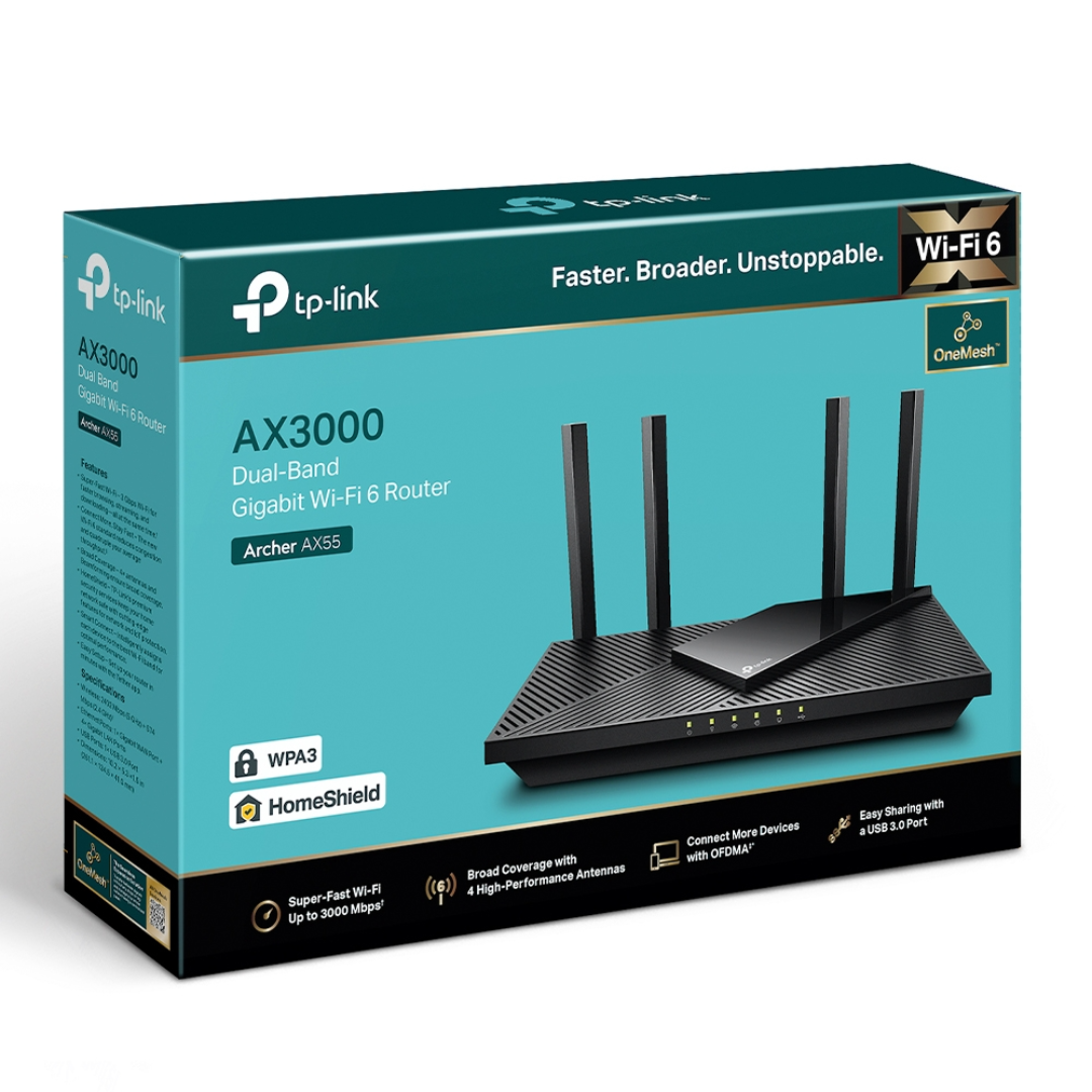 LAN ROUTER TP-LINK ARCHER AX55 AX3000