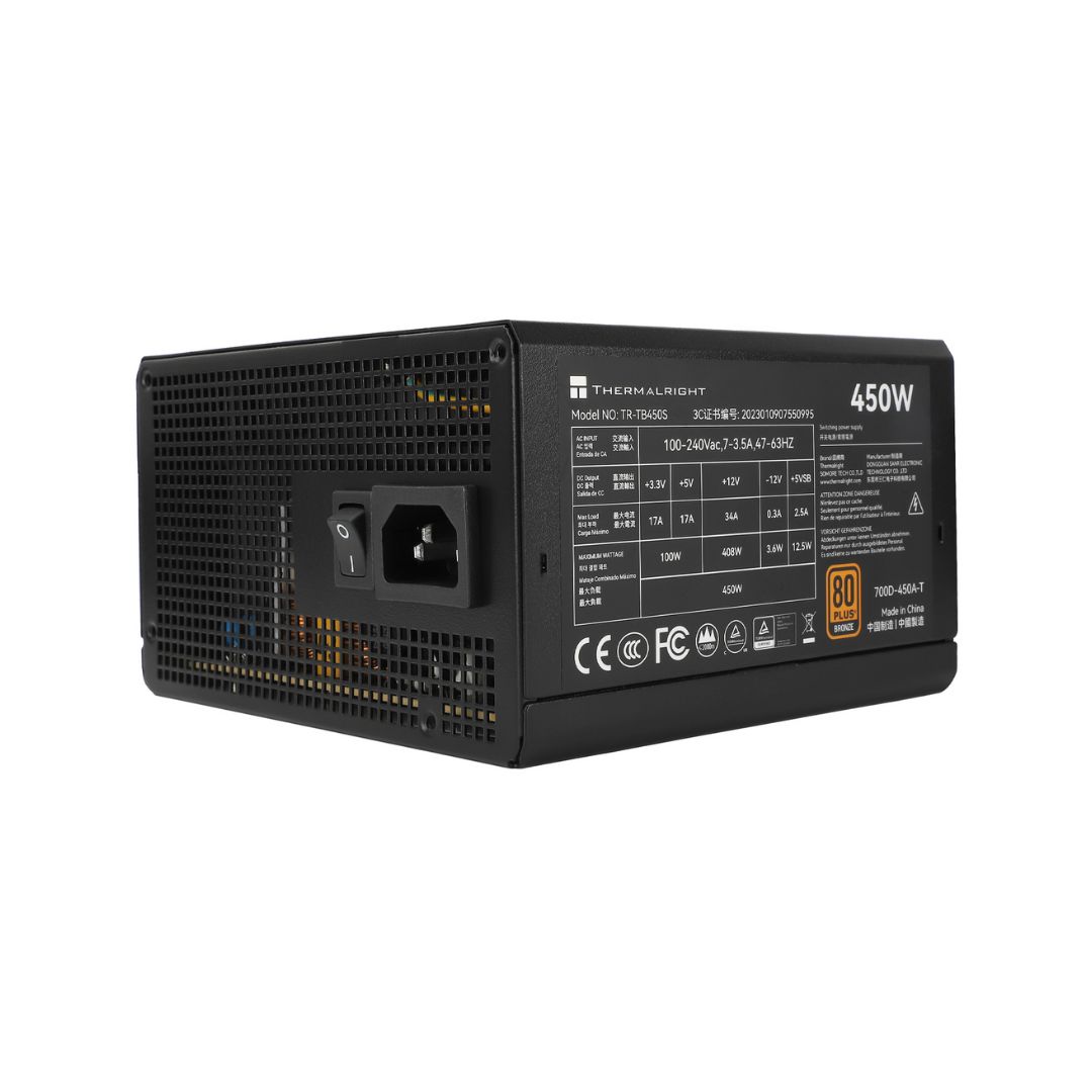 THERMALRIGHT TR-TB450S 80+BRONZE 450W POWER SUPPLY