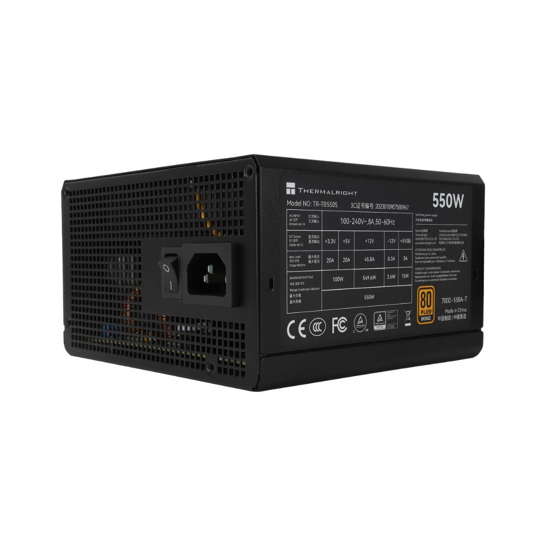 THERMALRIGHT TR-TB550S 80+BRONZE 550W POWER SUPPLY