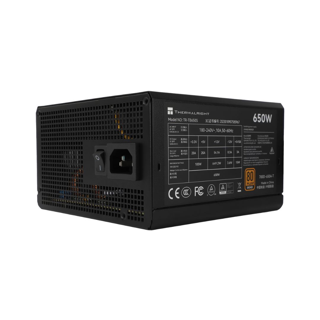 POWER SUPPLY THERMALRIGHT TR-TB650S 80+BRONZE 650W