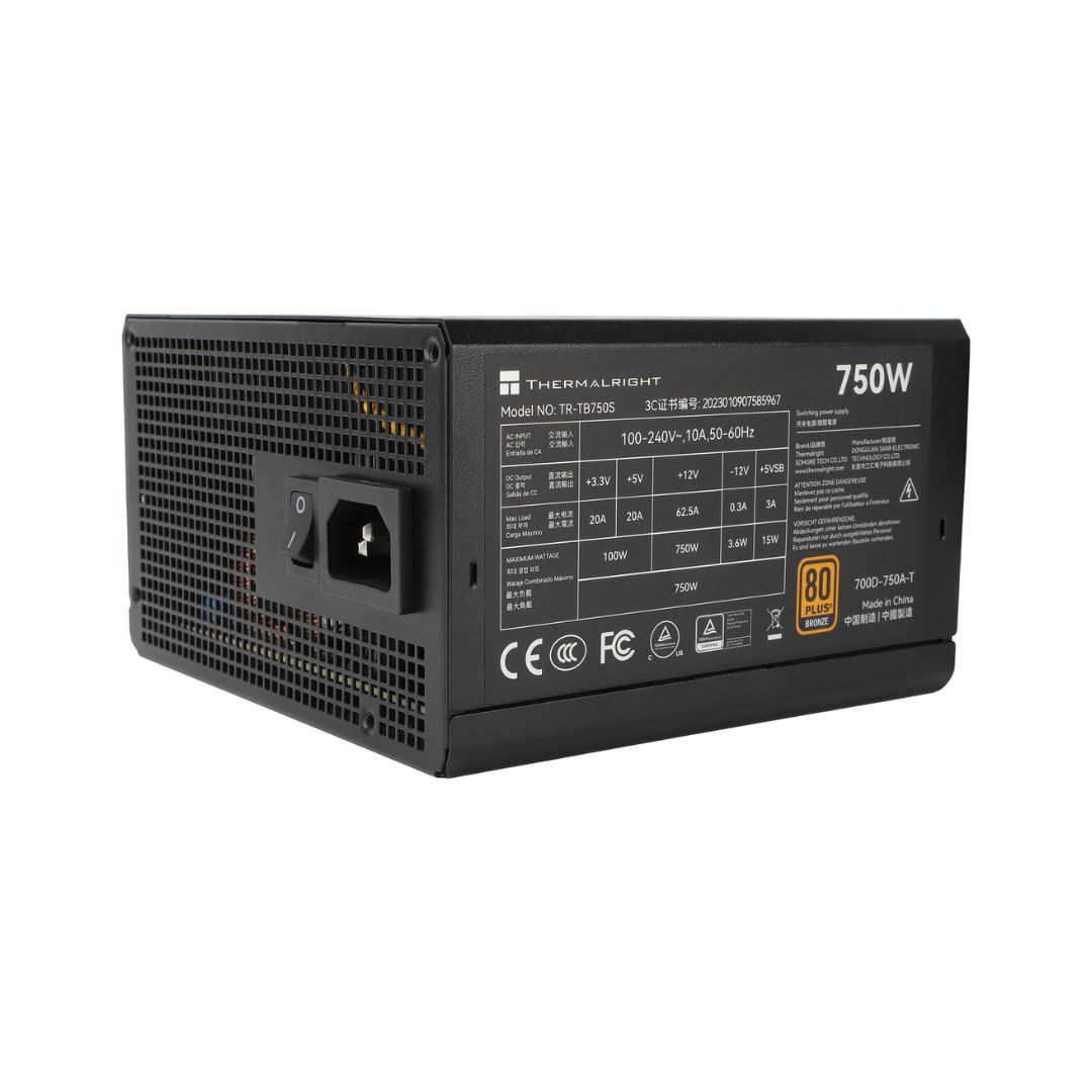 POWER SUPPLY THERMALRIGHT TR-TB750S 80+ BRONZE 750W
