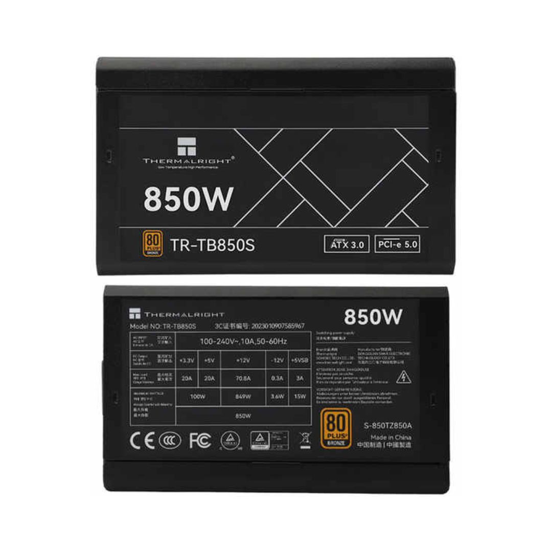 POWER SUPPLY THERMALRIGHT TR-TB850S 80+ BRONZE 850W