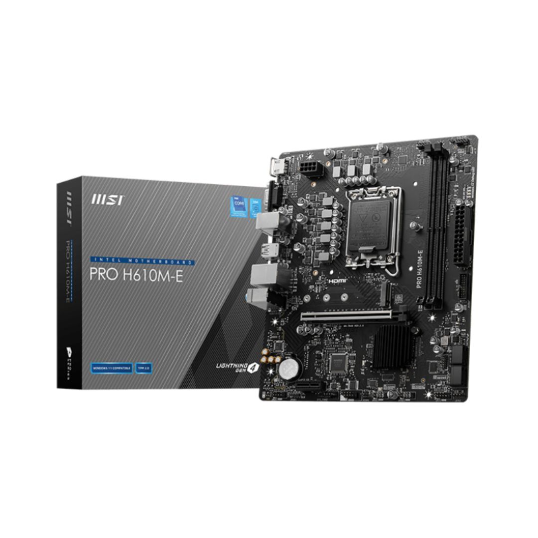 MOTHERBOARD MSI PRO H610M-E DDR5
