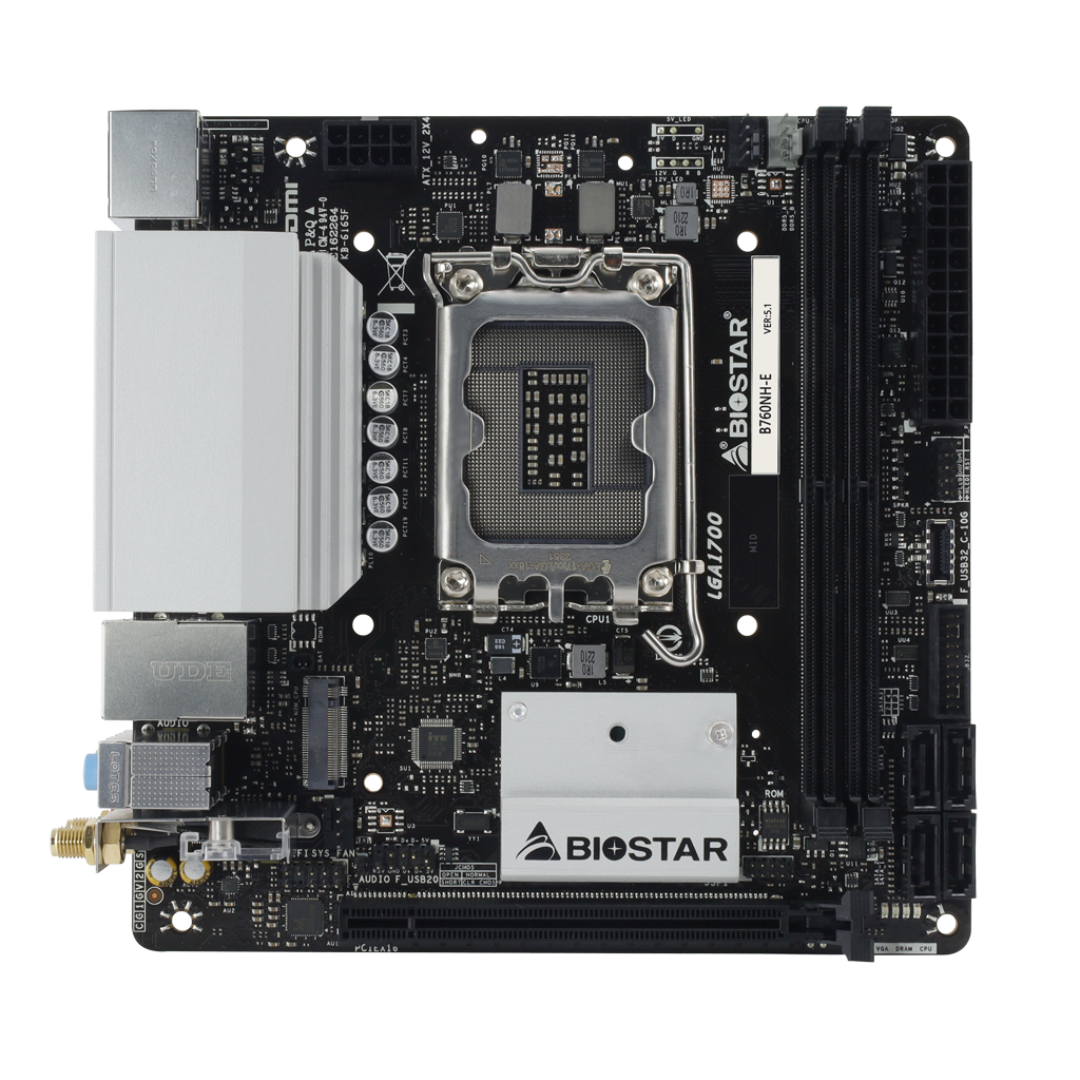MOTHERBOARD BIOSTAR B760NH-E DDR5 MINI ITX