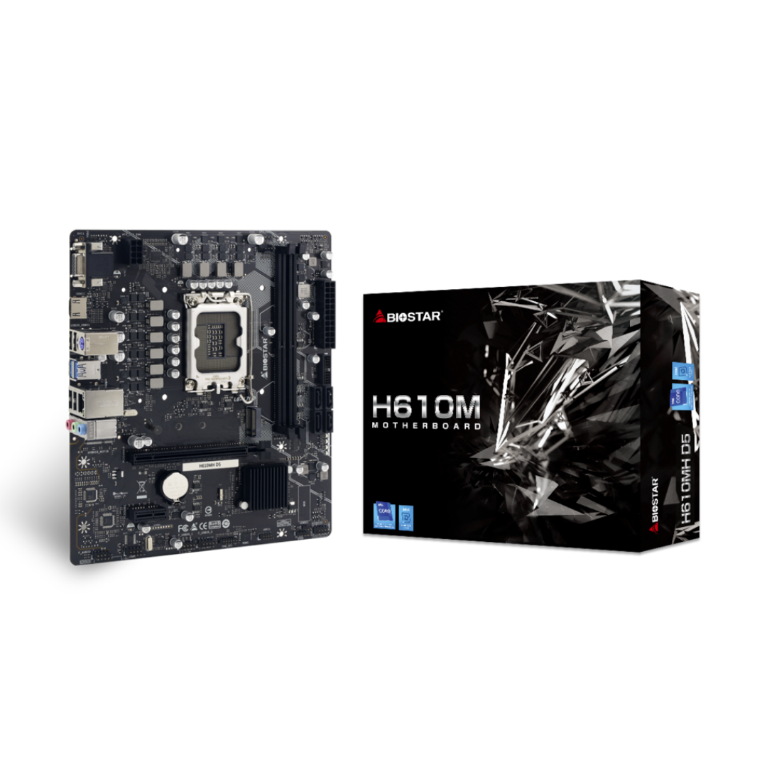 MOTHERBOARD BIOSTAR H610MH D5 M2 DDR5