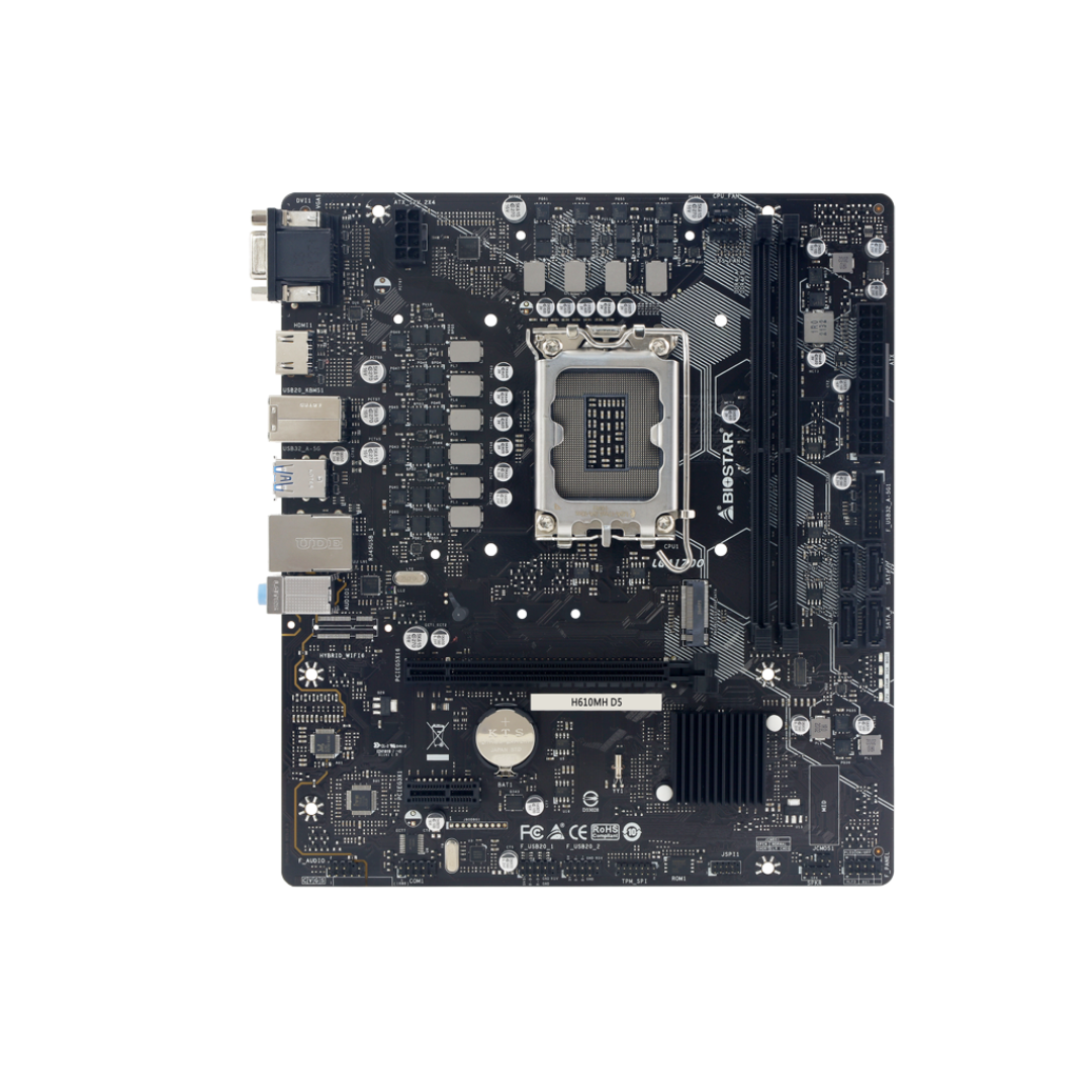 MOTHERBOARD BIOSTAR H610MH D5 M2 DDR5