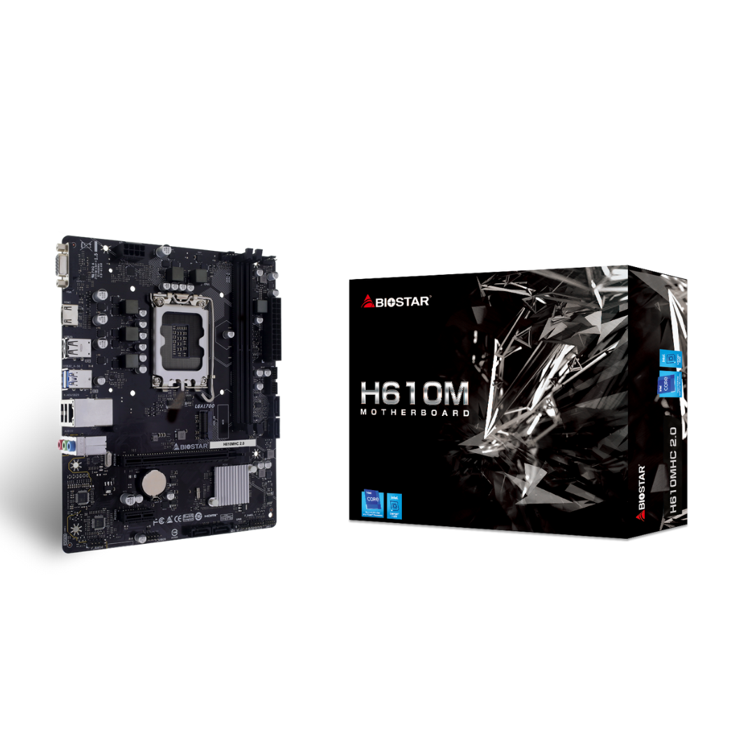 MOTHERBOARD  BIOSTAR H610MHC 2.0