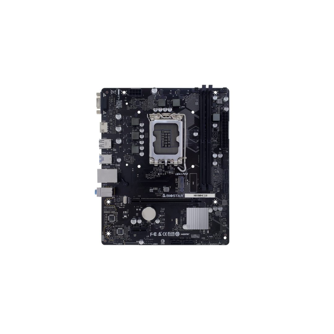 MOTHERBOARD BIOSTAR H610MHC 2.0 M2 DDR4