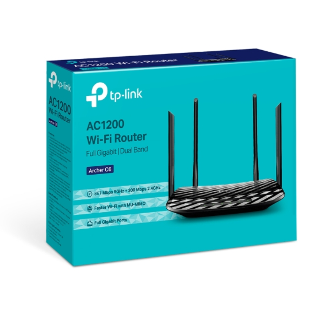 LAN ROUTER TP-LINK ARCHER C6 AC1200