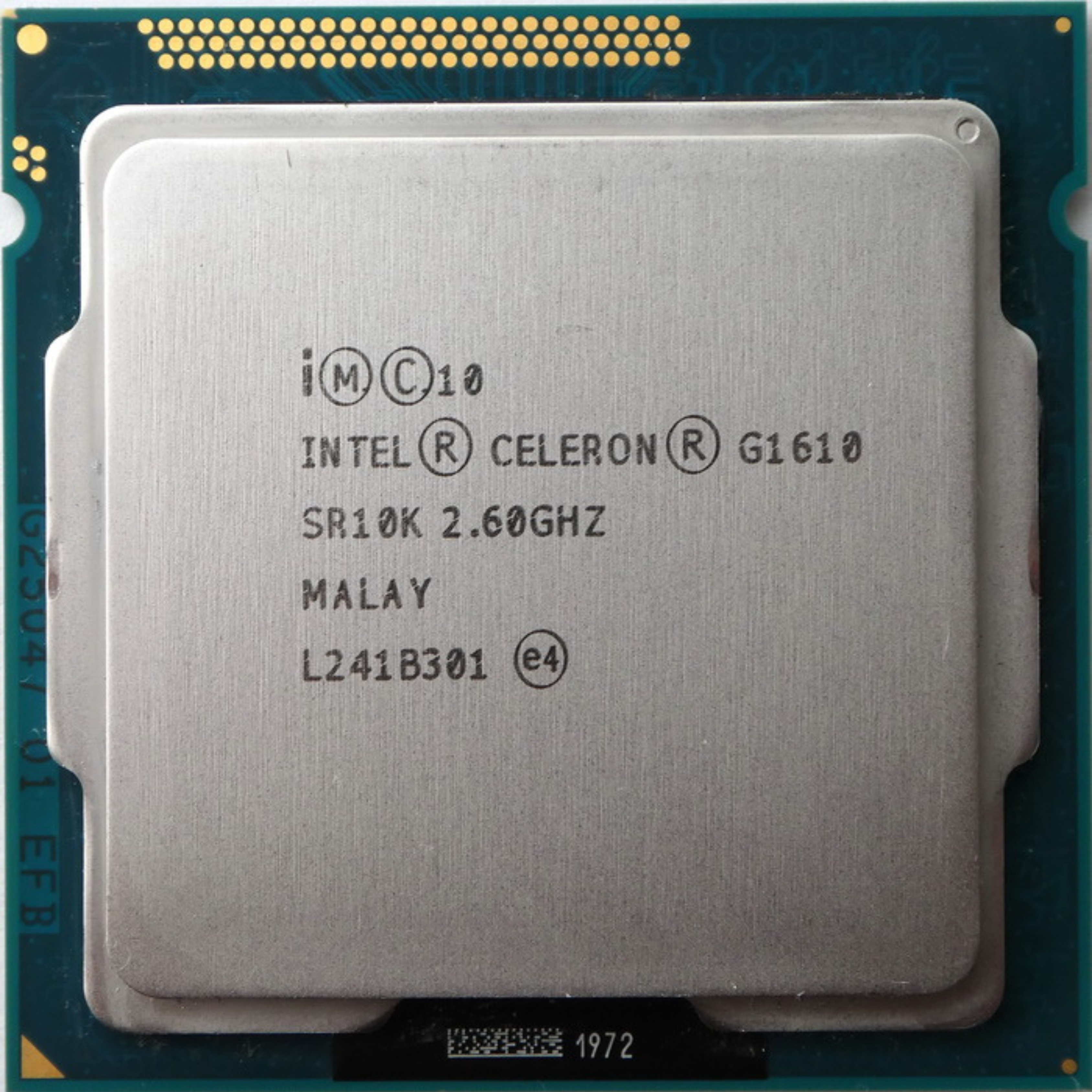 Prosessor INTEL CELERON G1610 (2M Cache, 2.60 GHz)