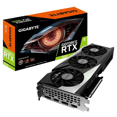 Videokart Gigabyte Gaming OC RTX3050 8GB 128BIT GDDR6