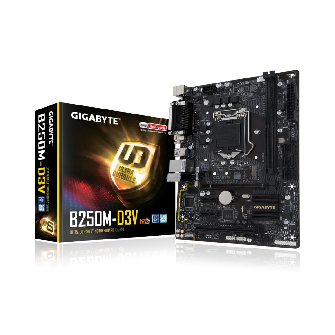 MOTHERBOARD GIGABYTE B250M-D3V
