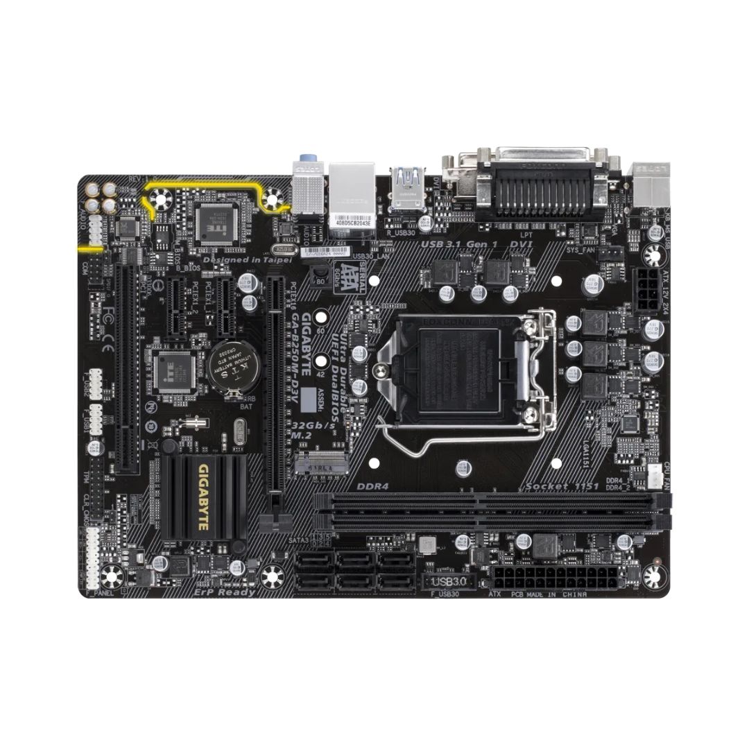 MOTHERBOARD GIGABYTE B250M-D3V