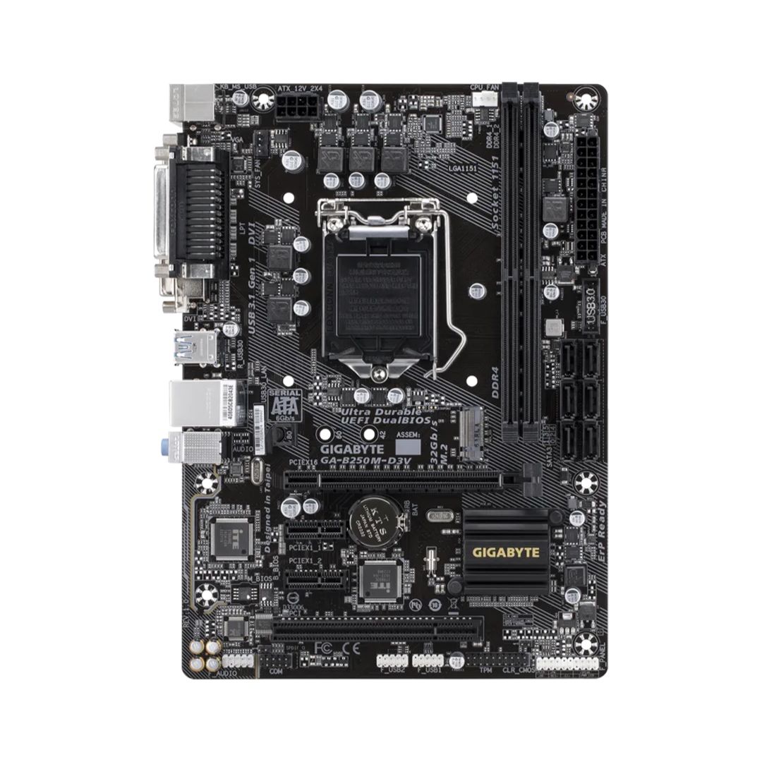 MOTHERBOARD GIGABYTE B250M-D3V