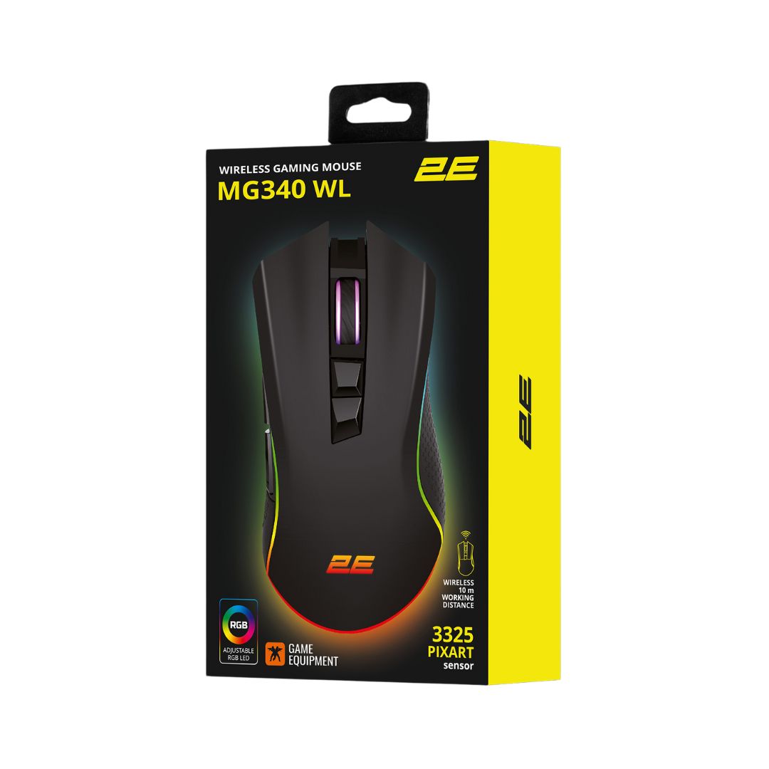 MOUSE WR GAMING 2E MG340UB WL