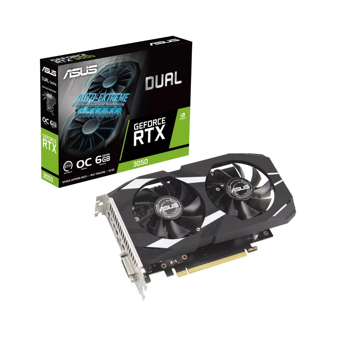 ASUS DUAL RTX3050 6GB 96BIT