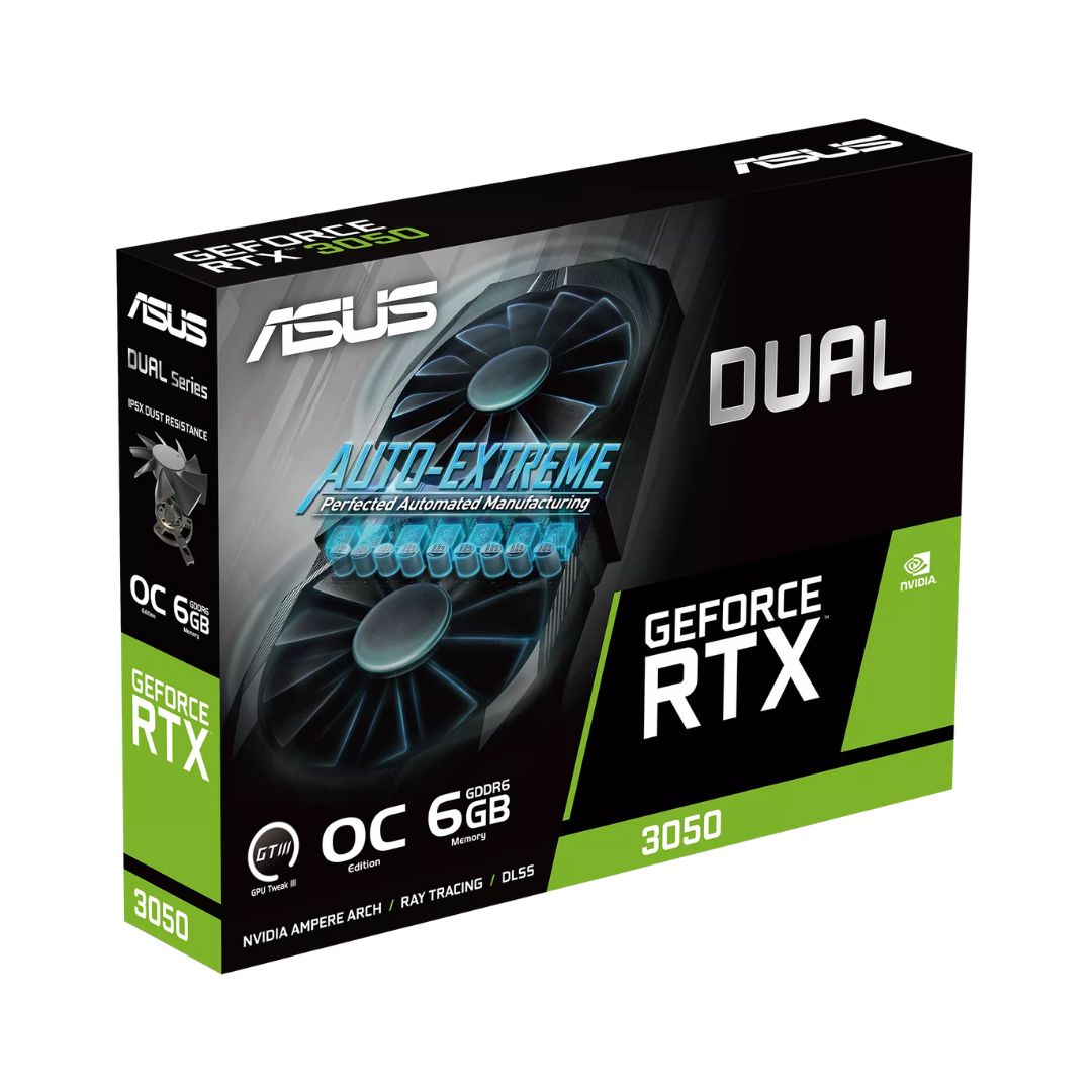 ASUS DUAL RTX3050 6GB 96BIT