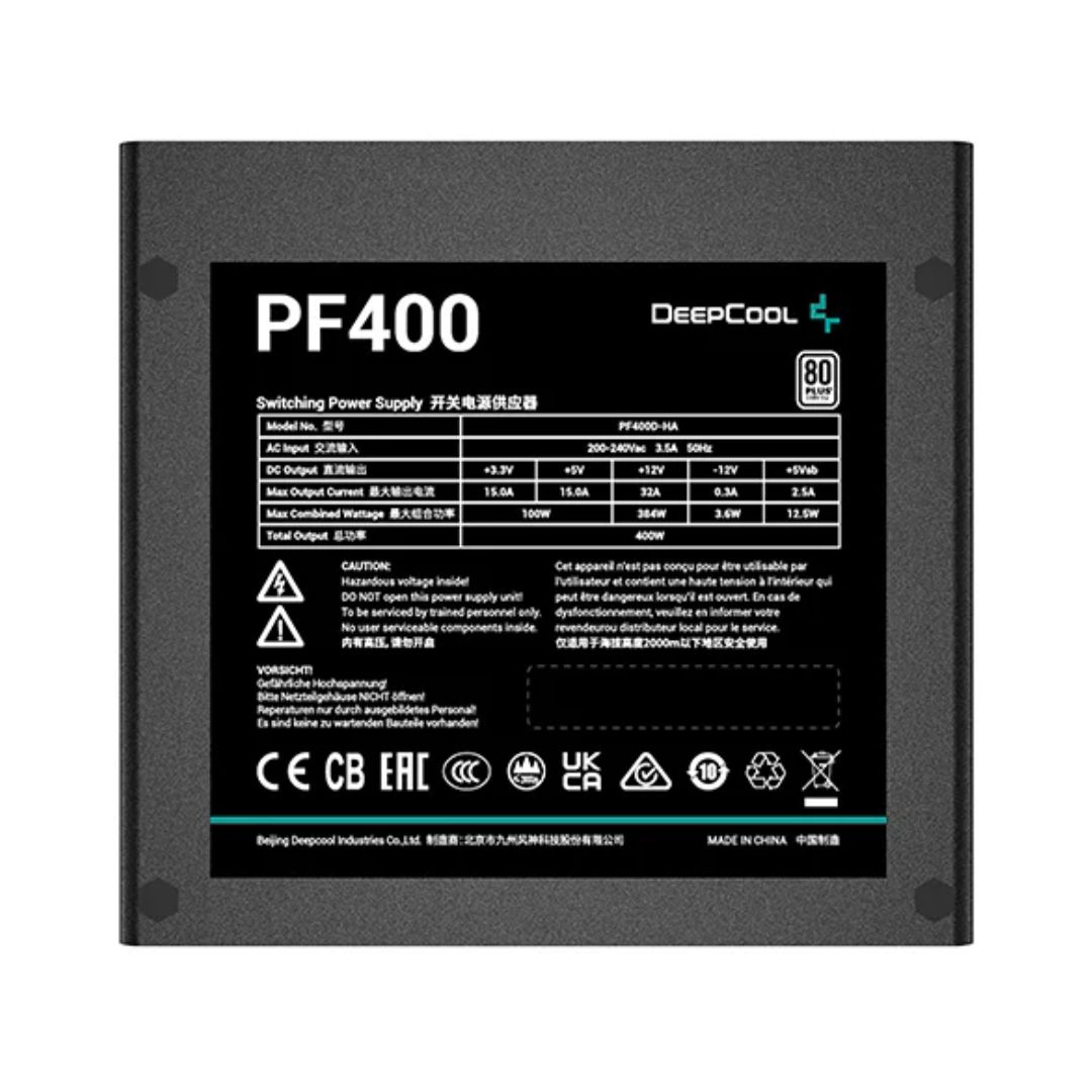 DEEP COOL PF400 80PLUS 400W ( R-PF400D-HA0B-EU ) POWER SUPPLY
