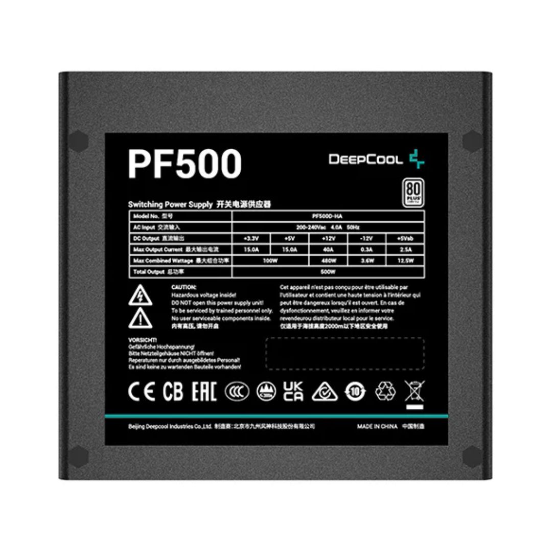 DEEP COOL PF500 80PLUS 500W ( R-PF500D-HA0B-EU ) POWER SUPPLY