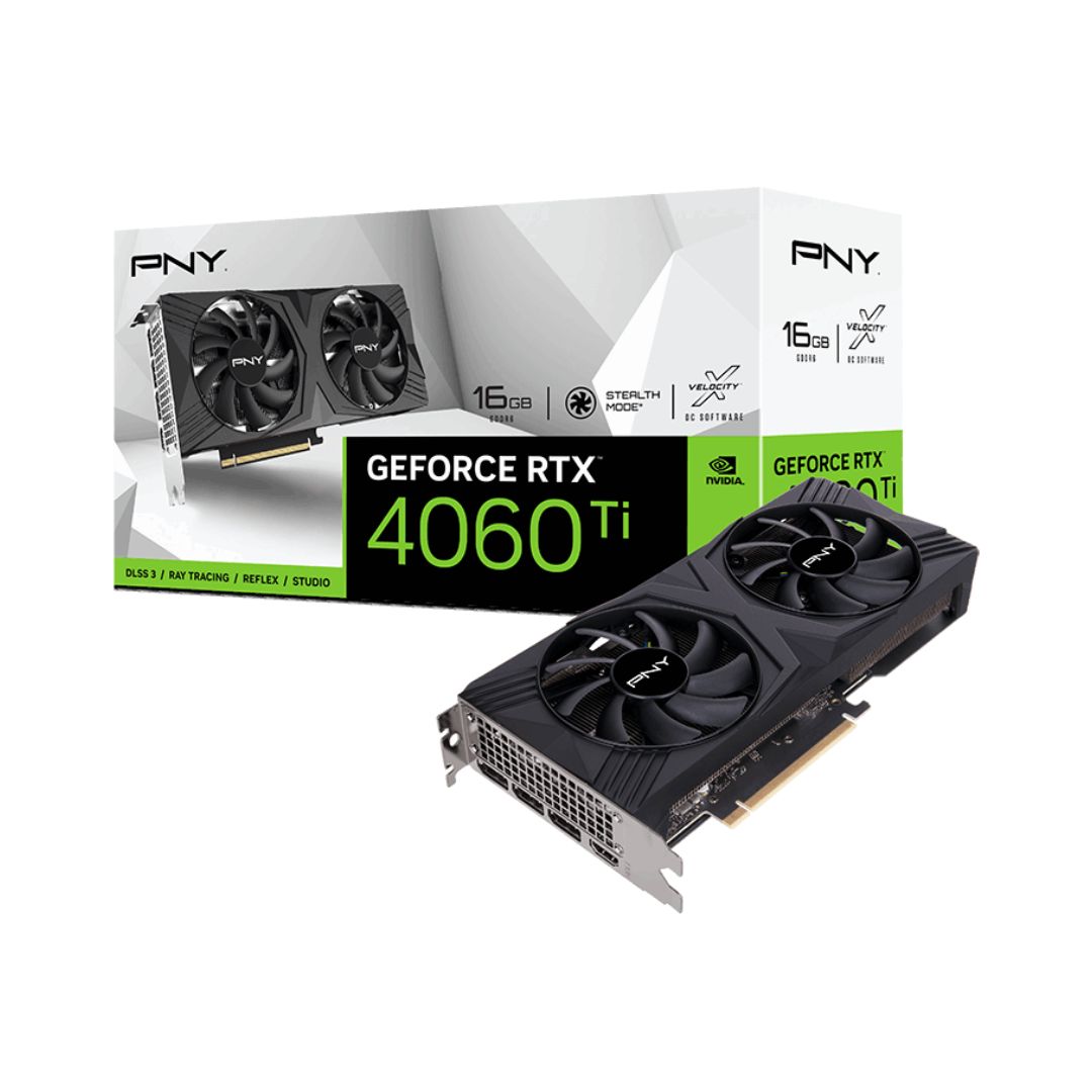 PNY GeForce RTX™ 4060 Ti 16GB VERTO™ Dual Fan DLSS 3