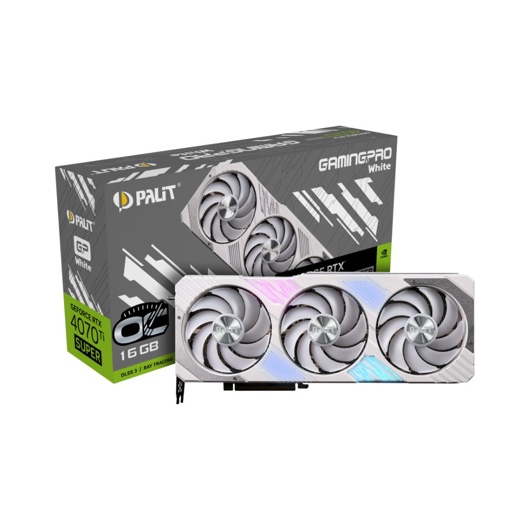 PALIT GeForce RTX™ 4070 Ti SUPER GamingPro White OC
