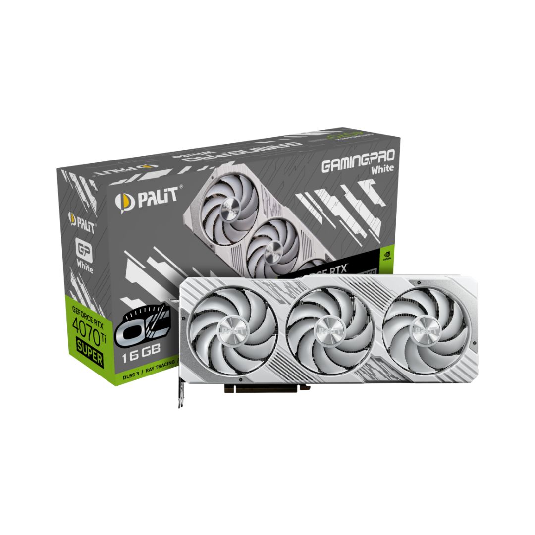 PALIT GeForce RTX™ 4070 Ti SUPER GamingPro White OC