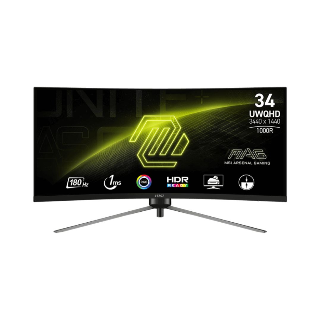 MSI MAG 345CQR 34-inch UWQHD VA 180Hz Curved Gaming Monitor