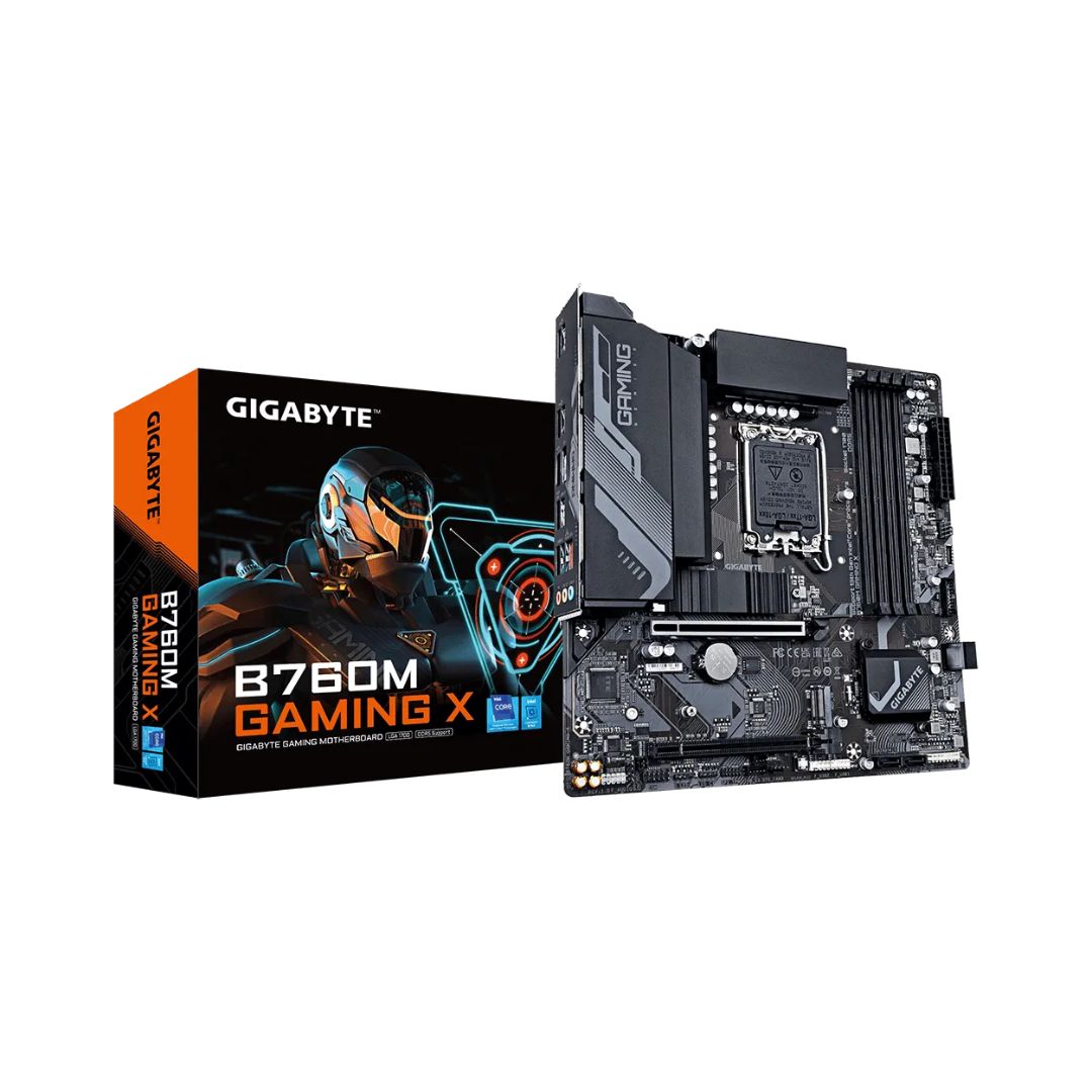 MOTHERBOARD GIGABYTE B760M GAMING X DDR5 (9MB76MGX5-00-G10)