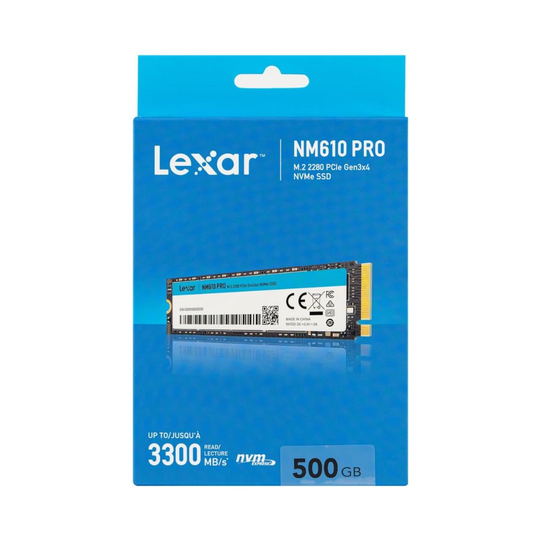 M2 SSD 500GB LEXAR NM610 PRO NVME