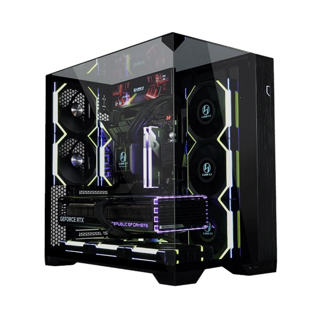 LIAN LI O11 VISION COMPACT BLACK KOMPÜTER KORPUSU