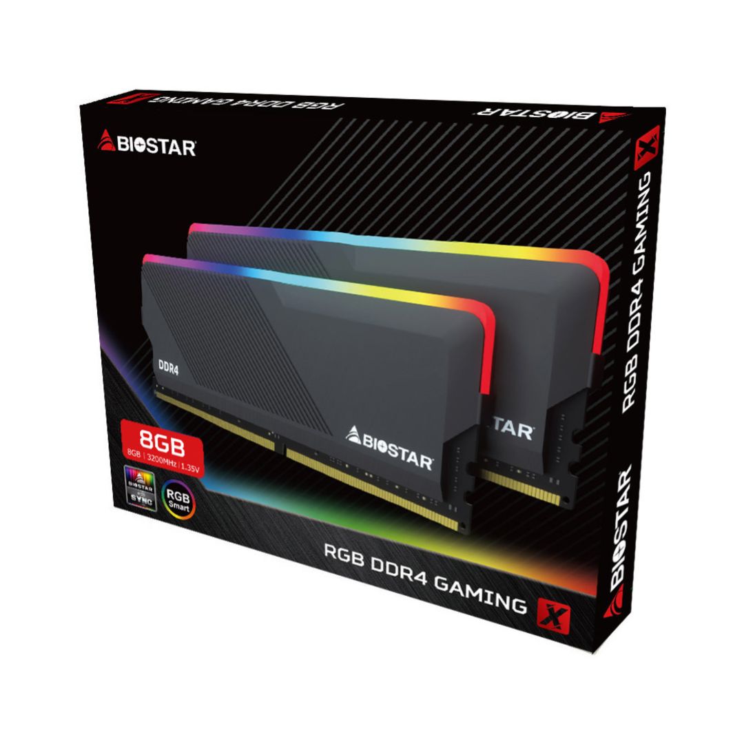 RAM 8GB DDR4 BIOSTAR GAMING X PC 3200MHZ RGB