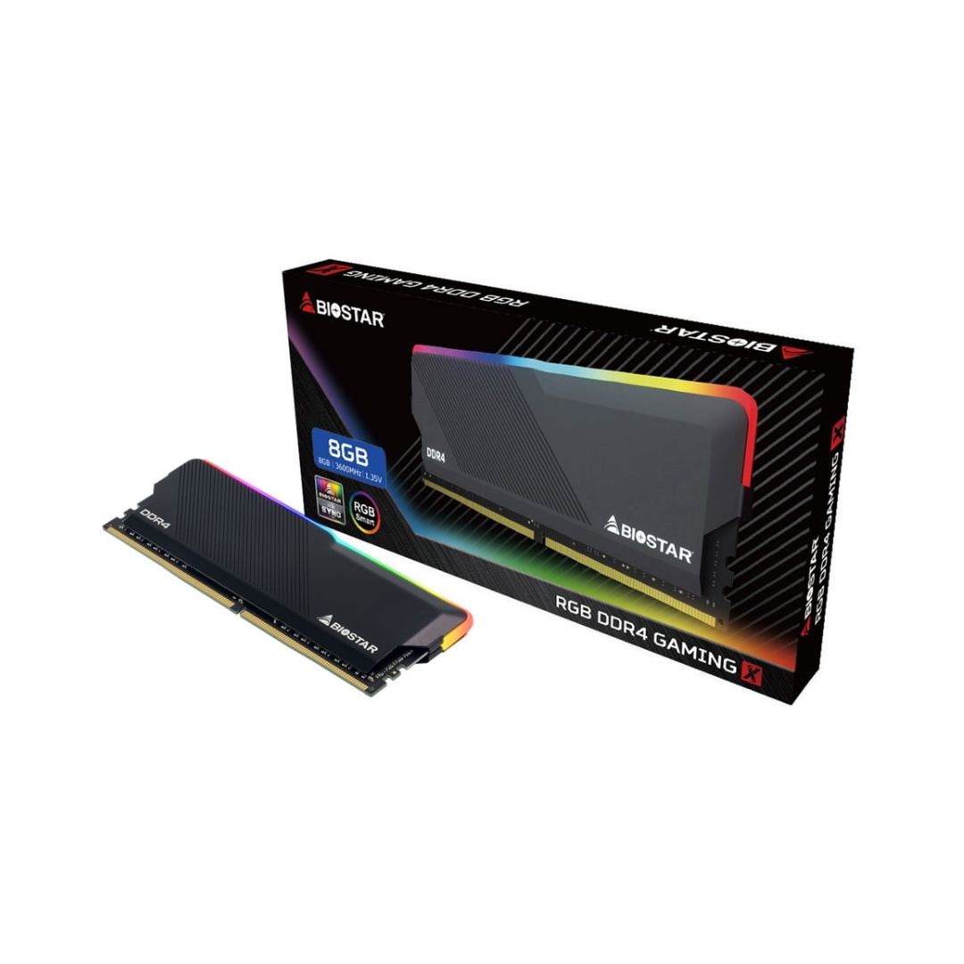RAM 8GB DDR4 BIOSTAR GAMING X PC 3600MHZ RGB
